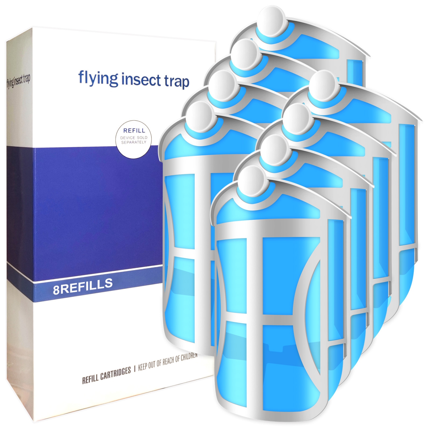 8 Pack Refill Cartridge Kit Compatible With M364 Refill Replacement Compatible With ZEVO M364 & Max, Easy to Replace