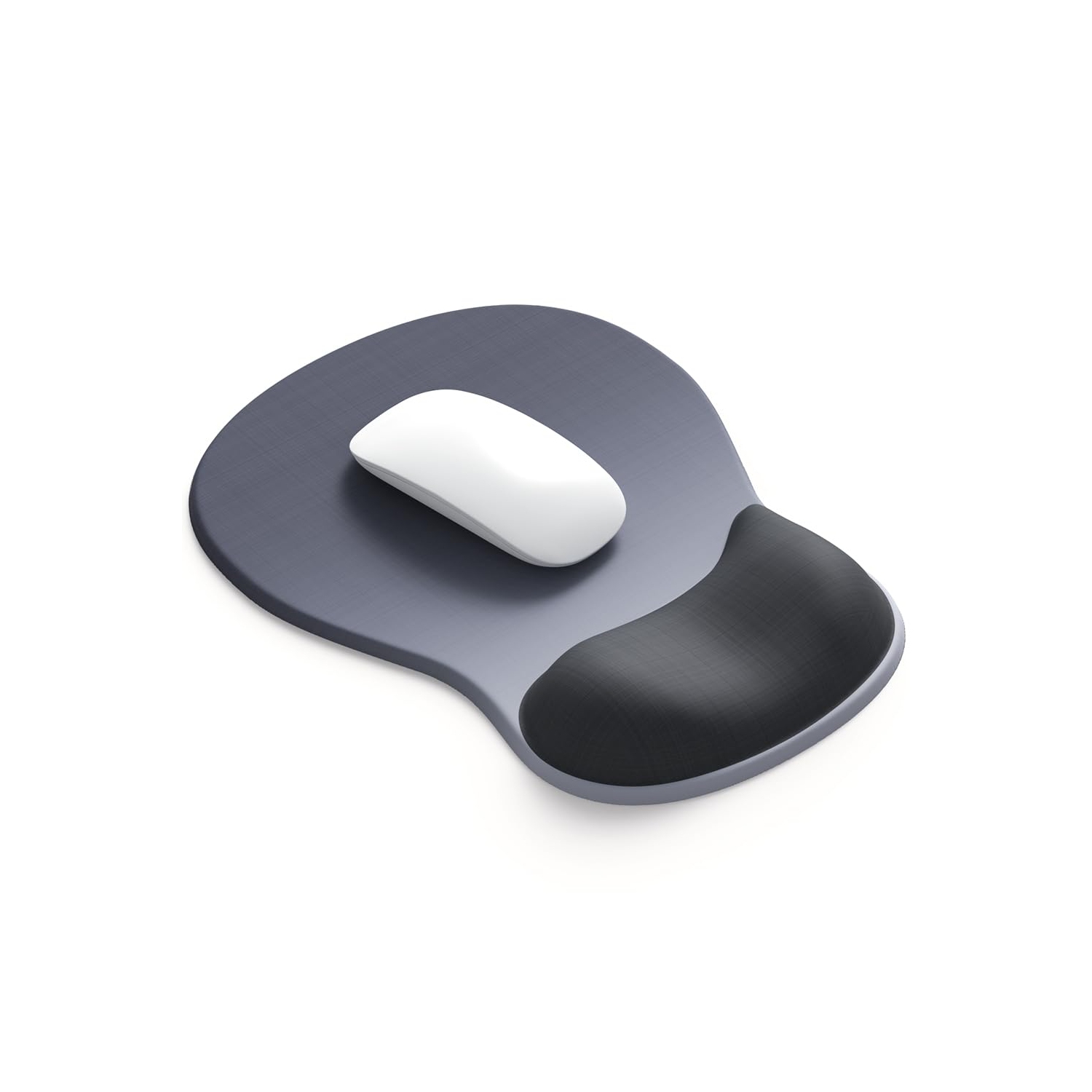 Tapis de souris ergonomique en gel pour repose-poignets Comfort Tapis de souris de bureau avec repose-poignets antidérapant, tapis de bureau pour