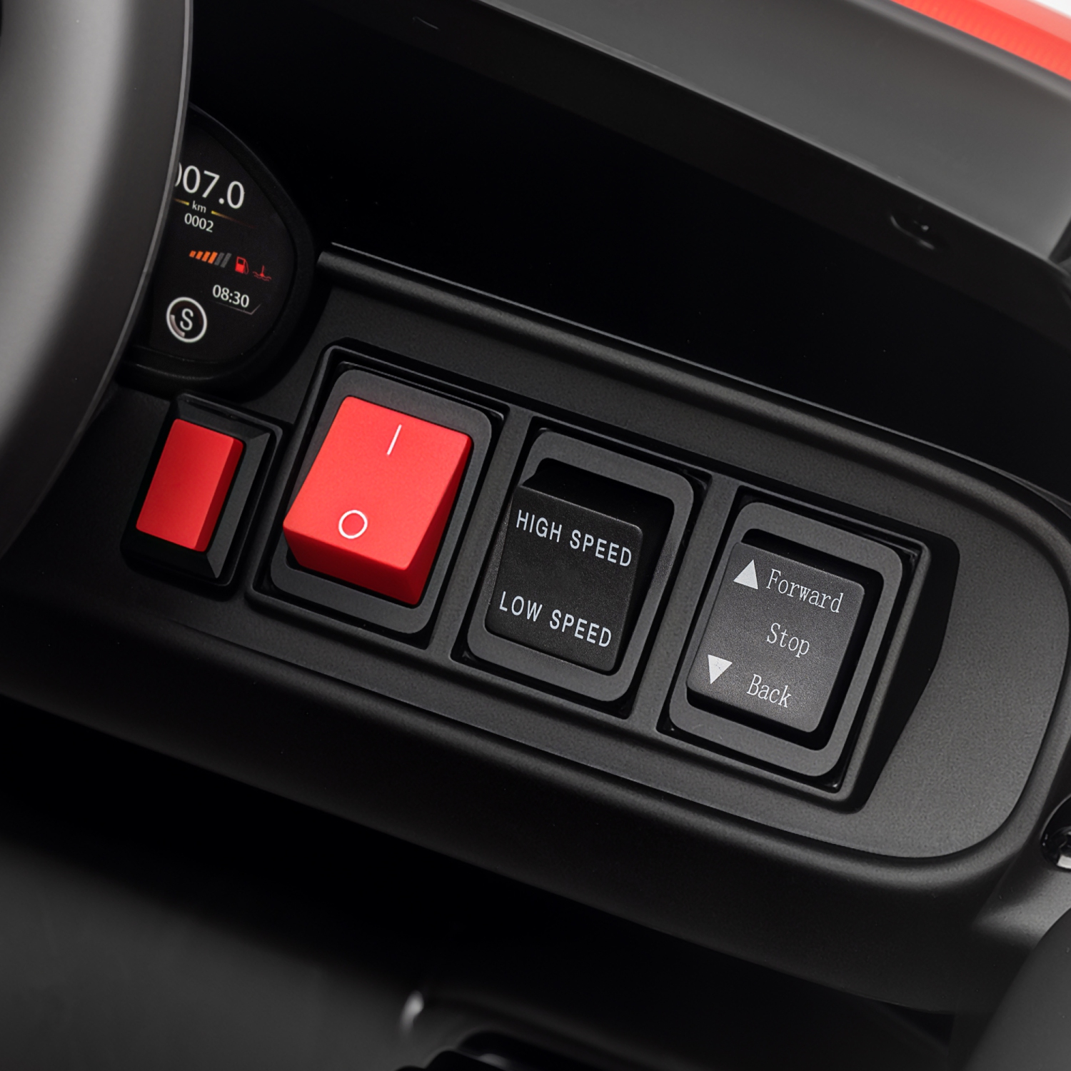 Qaba Kids Electric Ride on Police Car, 12V Battery Powered Electric Car for Kids with Remote Control, Sirens, Flashing Lights, Music, Horn, Shock