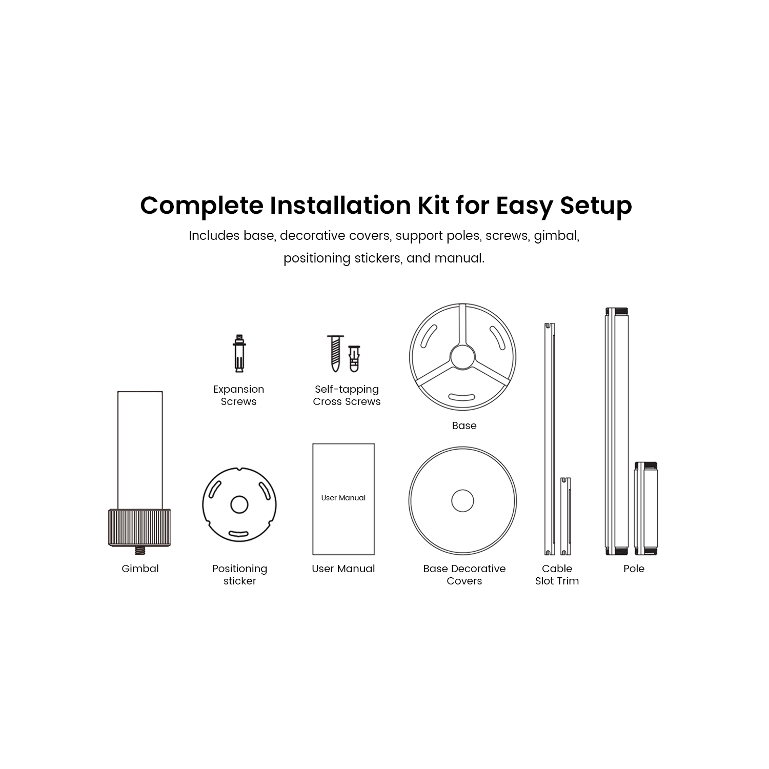 JMGO Ceiling Mount for projector bracket for N1S Ultimate/Infinity