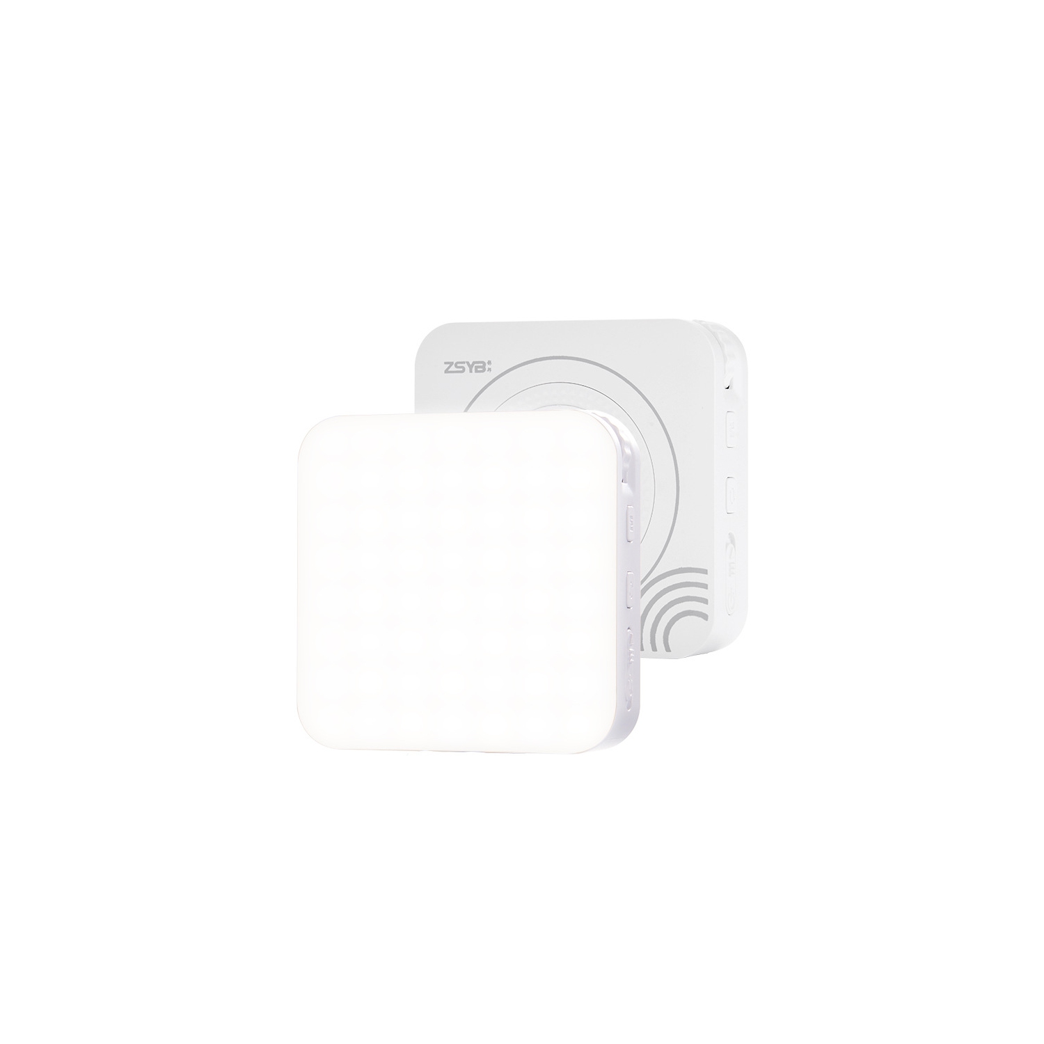 Pocket light, mobile phone fill light, surface light, RGB full color, built-in battery 2000mAh with 80 lamp beads, photography light