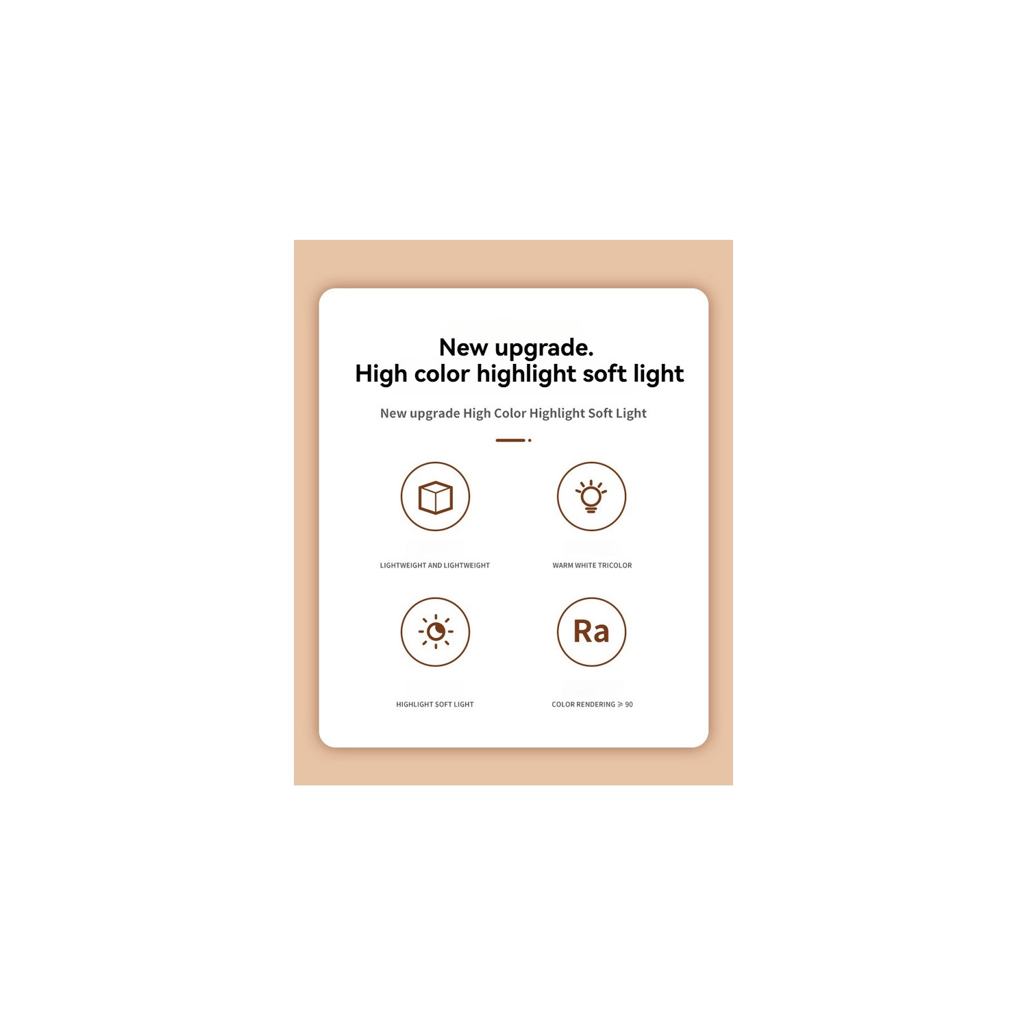 Lumière douce de bureau LED bande de remplissage de la lumière de couleur 3200-5600K température de couleur 196 perles de la lampe, rendu des