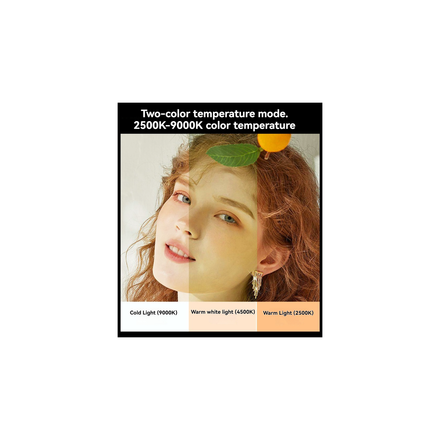 Mobile Phone Fill Light, Portable Outdoor Fill Light, Mood Light, Pocket Light, Wide Color Temperature, 20 Lighting Effects, Lightweight and