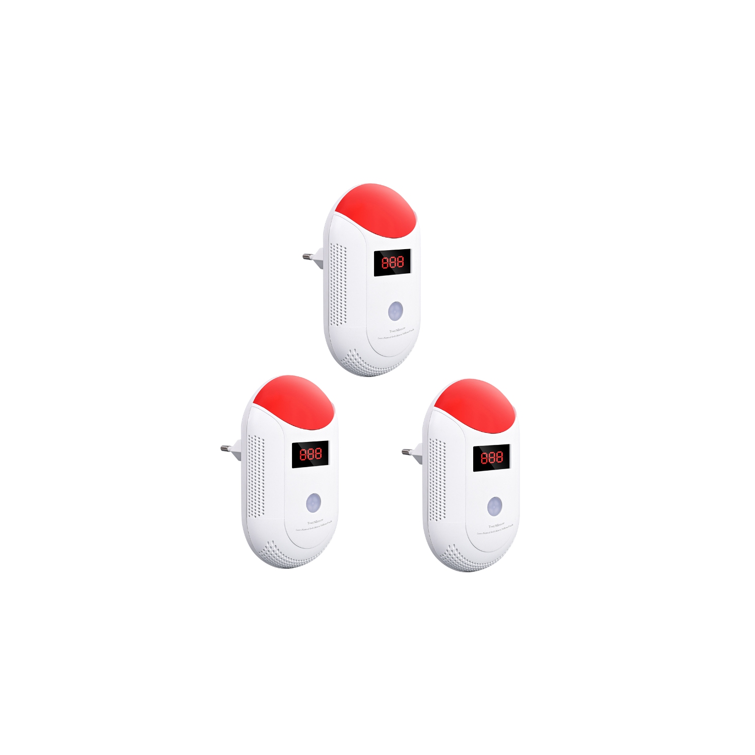 Carbon monoxide and gas alarm - Digital display, high-sensitivity audible alarm, carbon monoxide alarm, gas alarm, suitable for