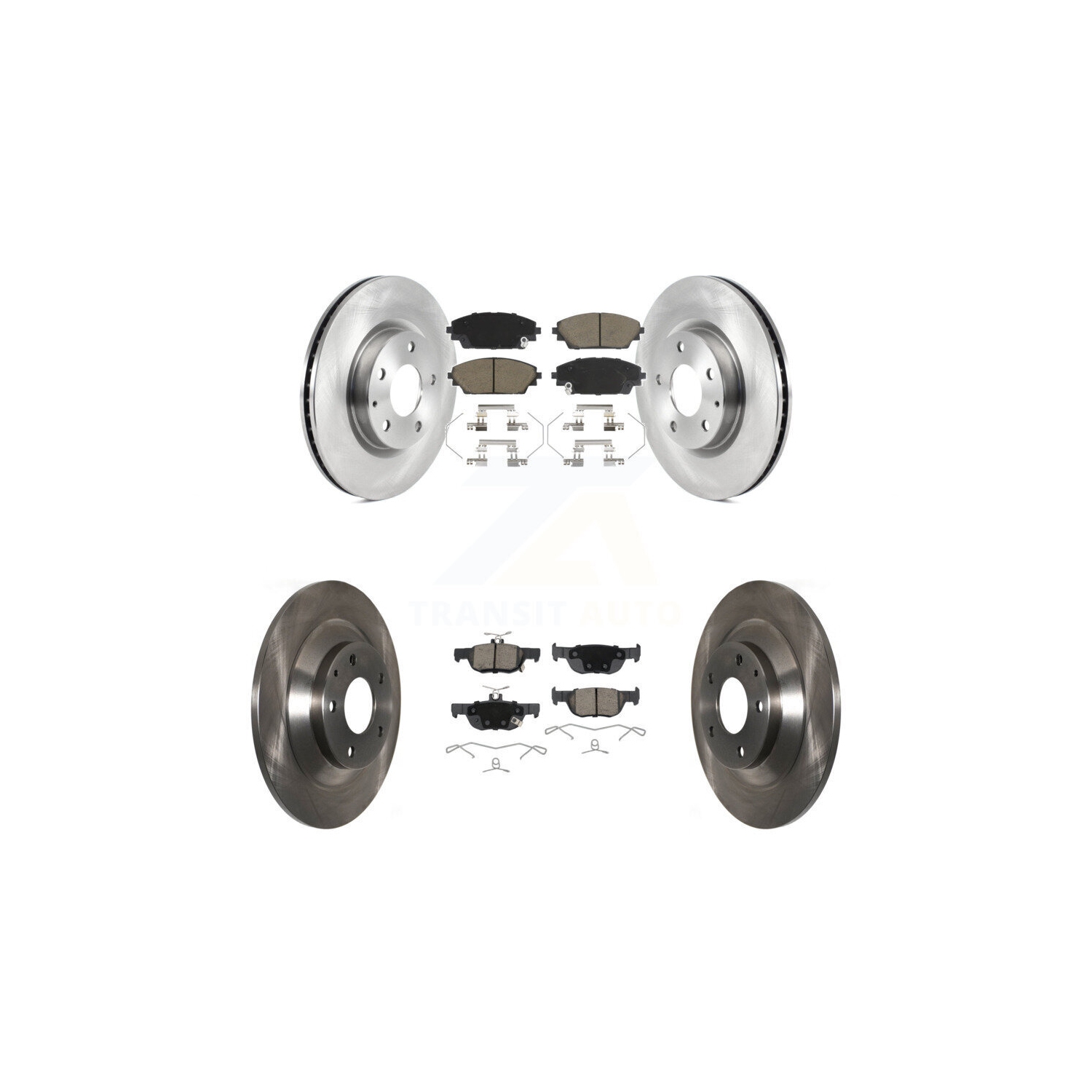 Ensemble disque de frein avant arrière et plaquettes en céramique pour Mazda CX-30 avec diamètre 302&nbsp;mm K8C-103453