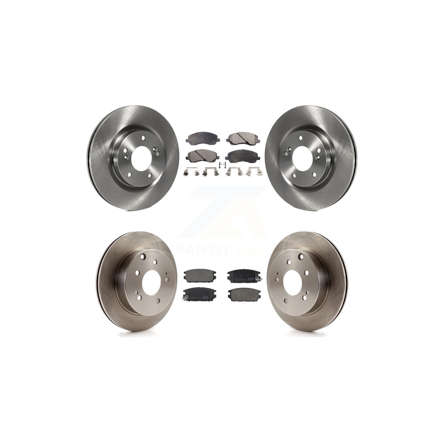 Front Rear Disc Brake Rotors And Ceramic Pads Kit For Mitsubishi Eclipse Galant K8T-104593