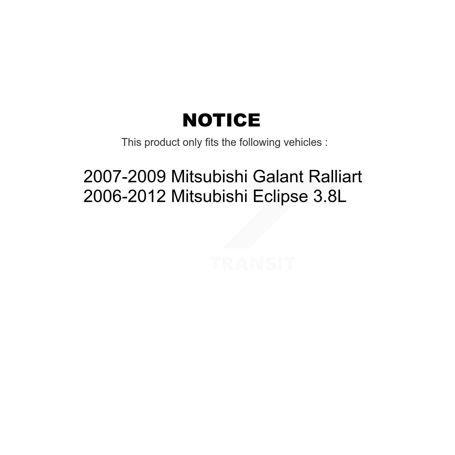 Ensemble plaquettes de frein en céramique et patins de stationnement arrière avant pour Mitsubishi Eclipse Galant KTN-100933