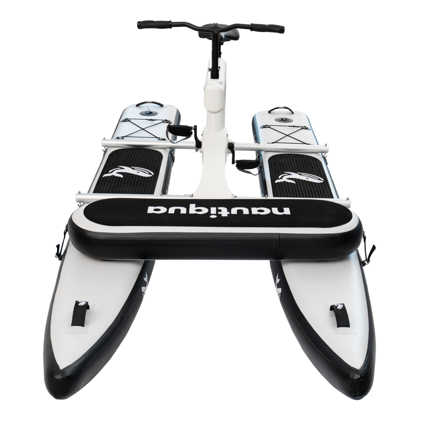 Nautiqua | BORACAY | Vélo aquatique de style catamaran Premium avec coussin avant | 1 personne