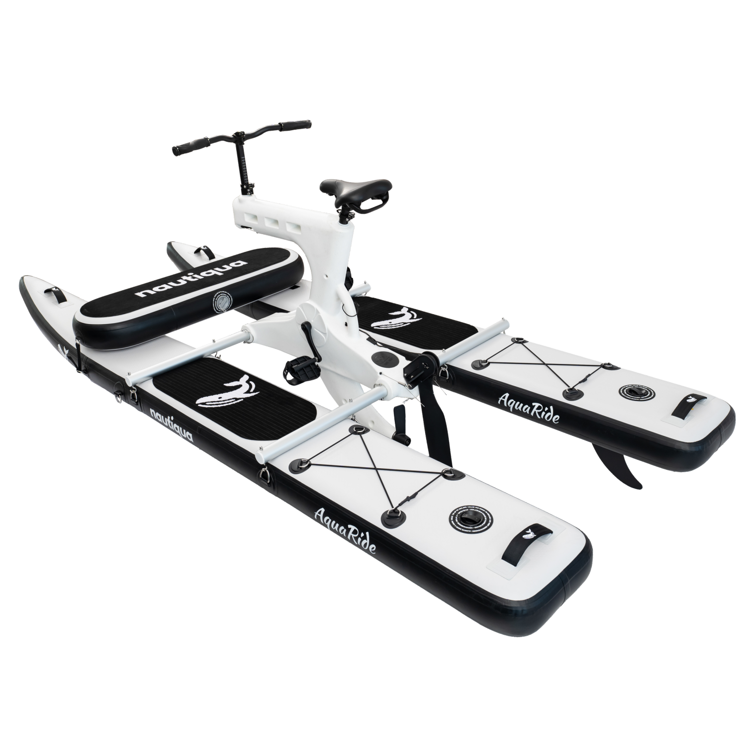 Nautiqua | BORACAY | Vélo aquatique de style catamaran Premium avec coussin avant | 1 personne