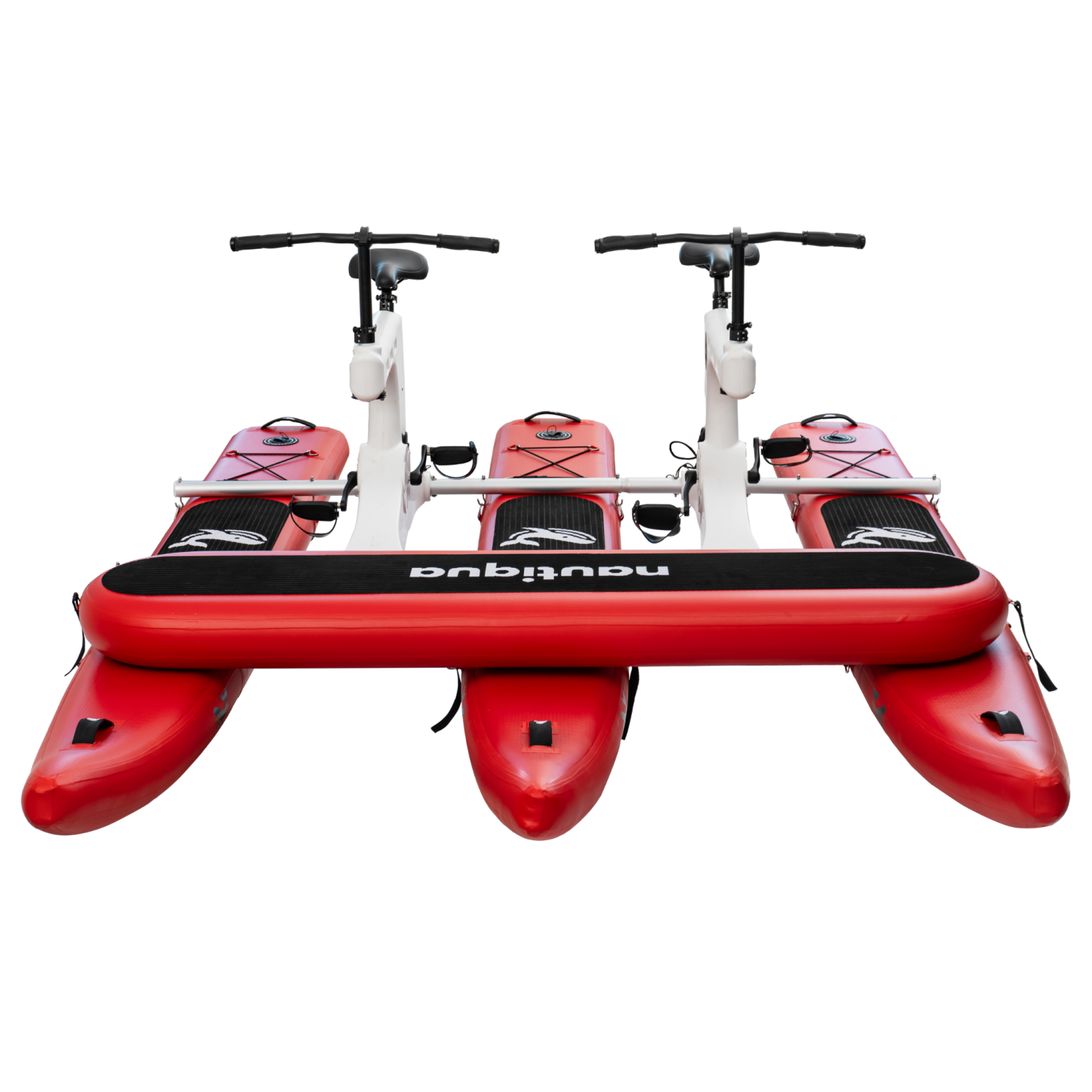 Nautiqua | BORACAY | Vélo aquatique de style catamaran Premium avec coussin avant | 2 personne