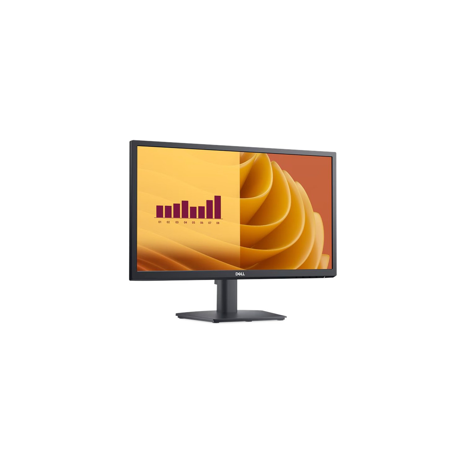 Open Box – Dell 22 Monitor, 21.5" FHD 1080p 75Hz 5ms(GTG) VA LED, DP/ VGA , Tilt Adjustment, Eye Comfort Technology, Built-in power, Anti-glare