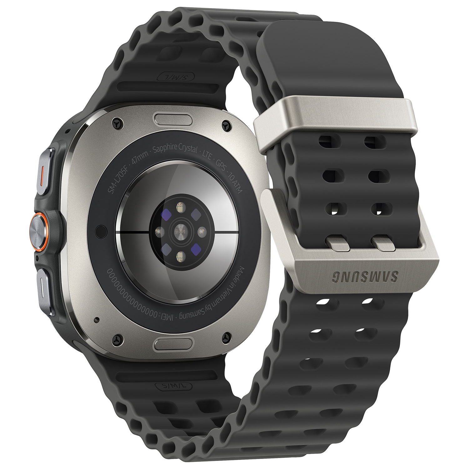 Open Box - Samsung Galaxy Ultra 47mm LTE Smartwatch - 2025 - Titanium Silver