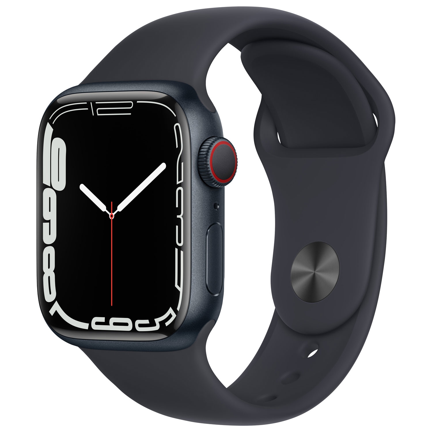 Brand New - Apple Watch Series 7 41mm Midnight Aluminum Case with Midnight Sport Band