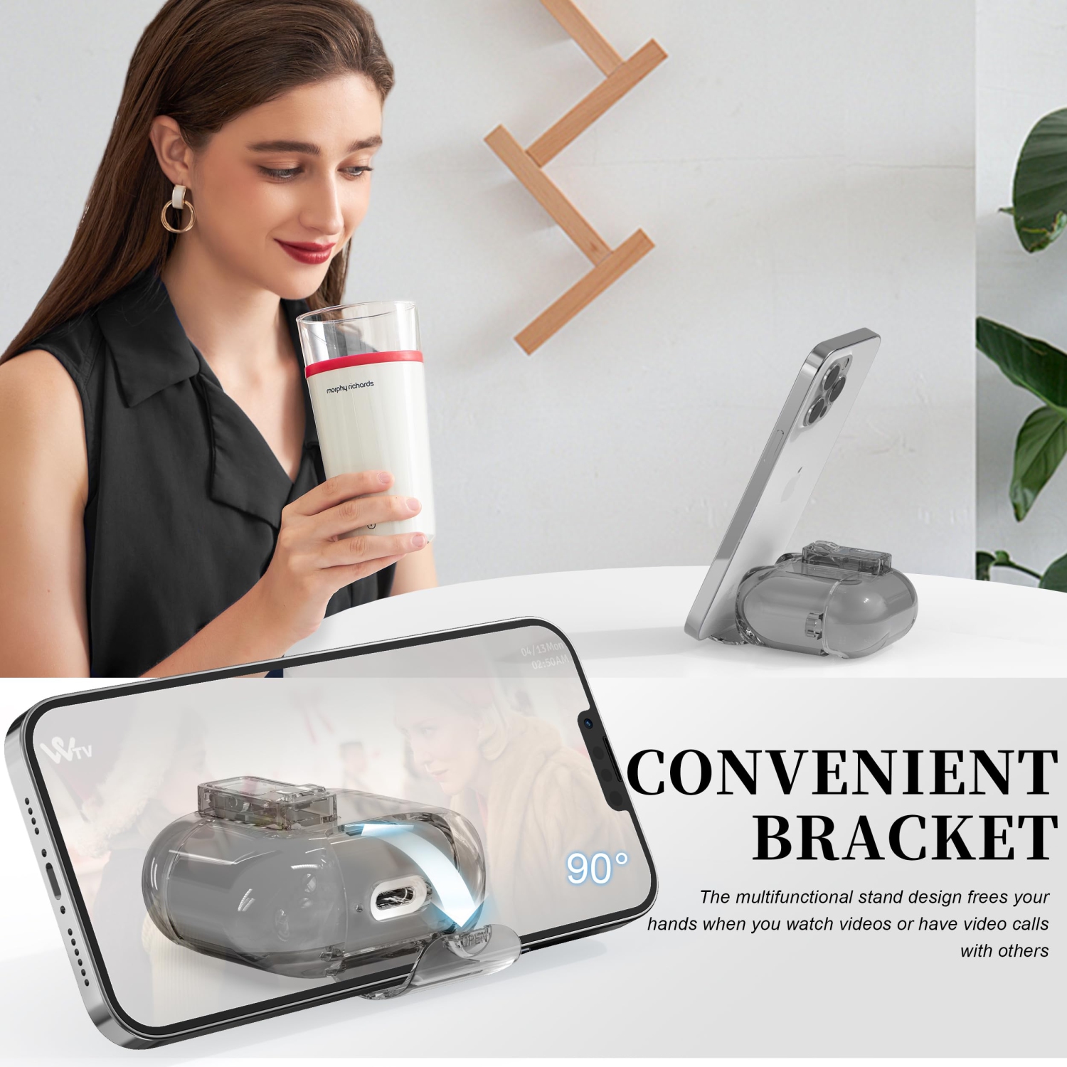 for AirPods 4th Generation Case Cover 2024,Military-Grade Shockproof Transparent Anti-Yellowing,Charging Port Dust-Proof&Stand with Cleaning Kit for