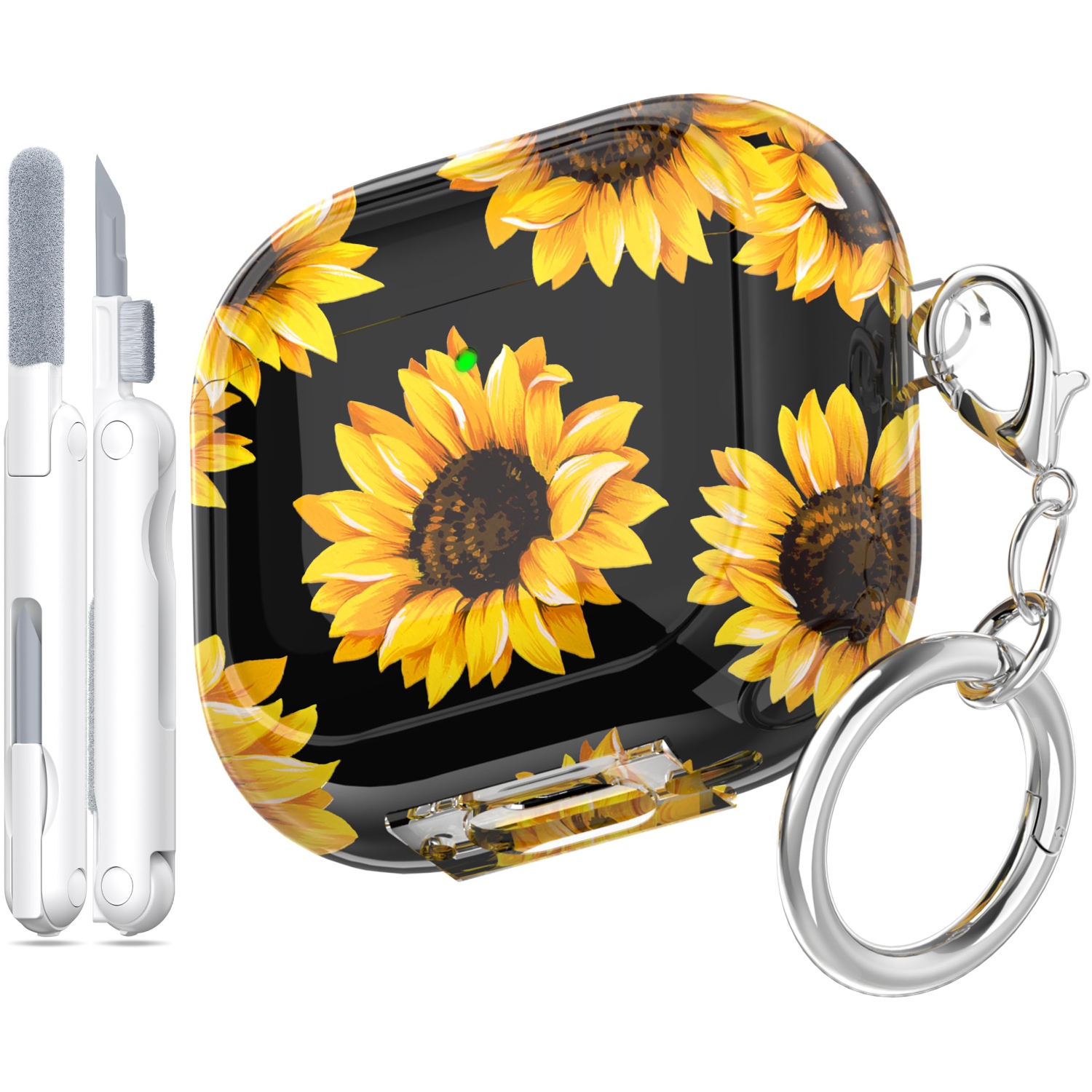 for AirPods 4th Generation Case Cover 2024, Military-Grade Shockproof, Soft TPU Highly Transparent Anti-Yellowing for AirPods 4 Case with Cleaning