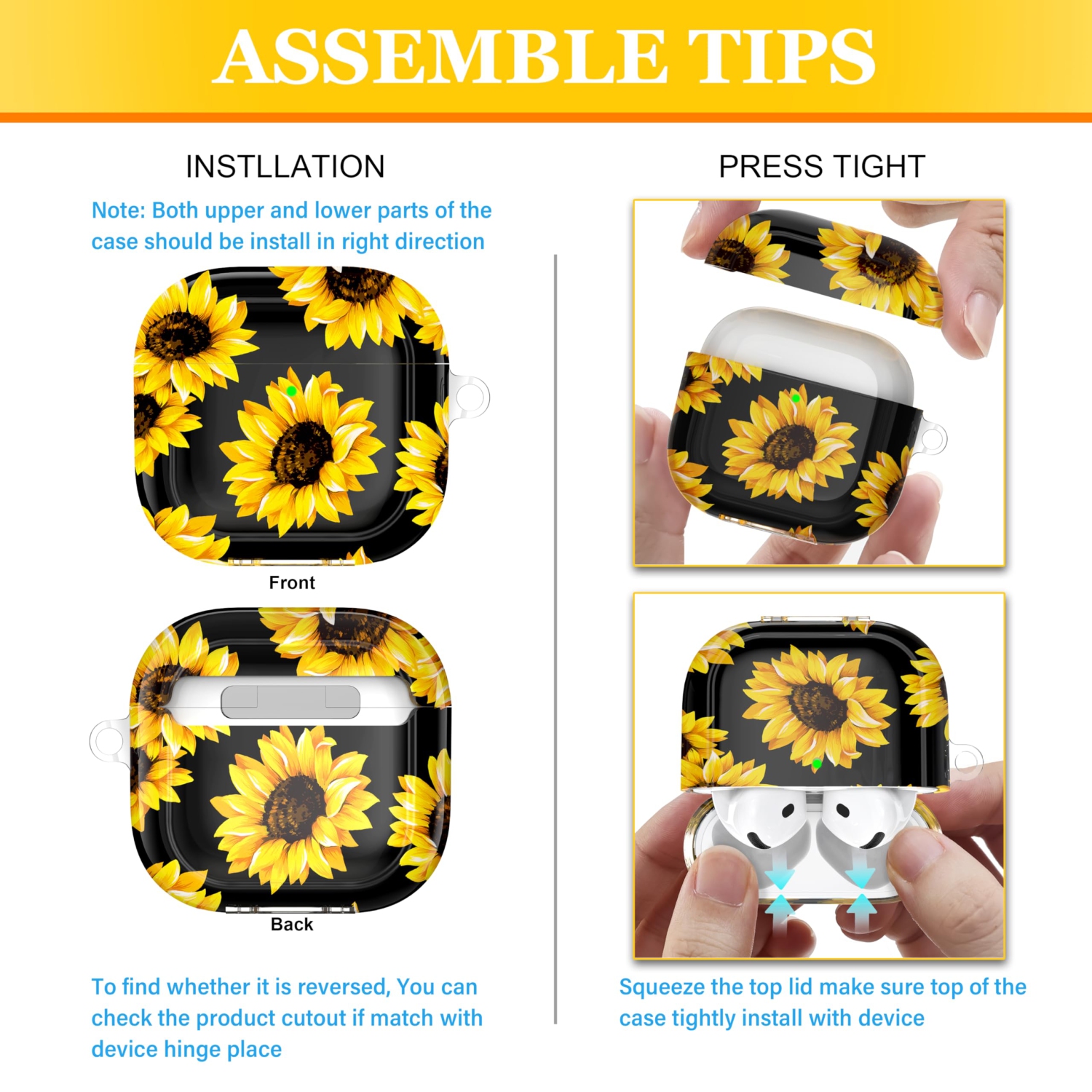 for AirPods 4th Generation Case Cover 2024, Military-Grade Shockproof, Soft TPU Highly Transparent Anti-Yellowing for AirPods 4 Case with Cleaning