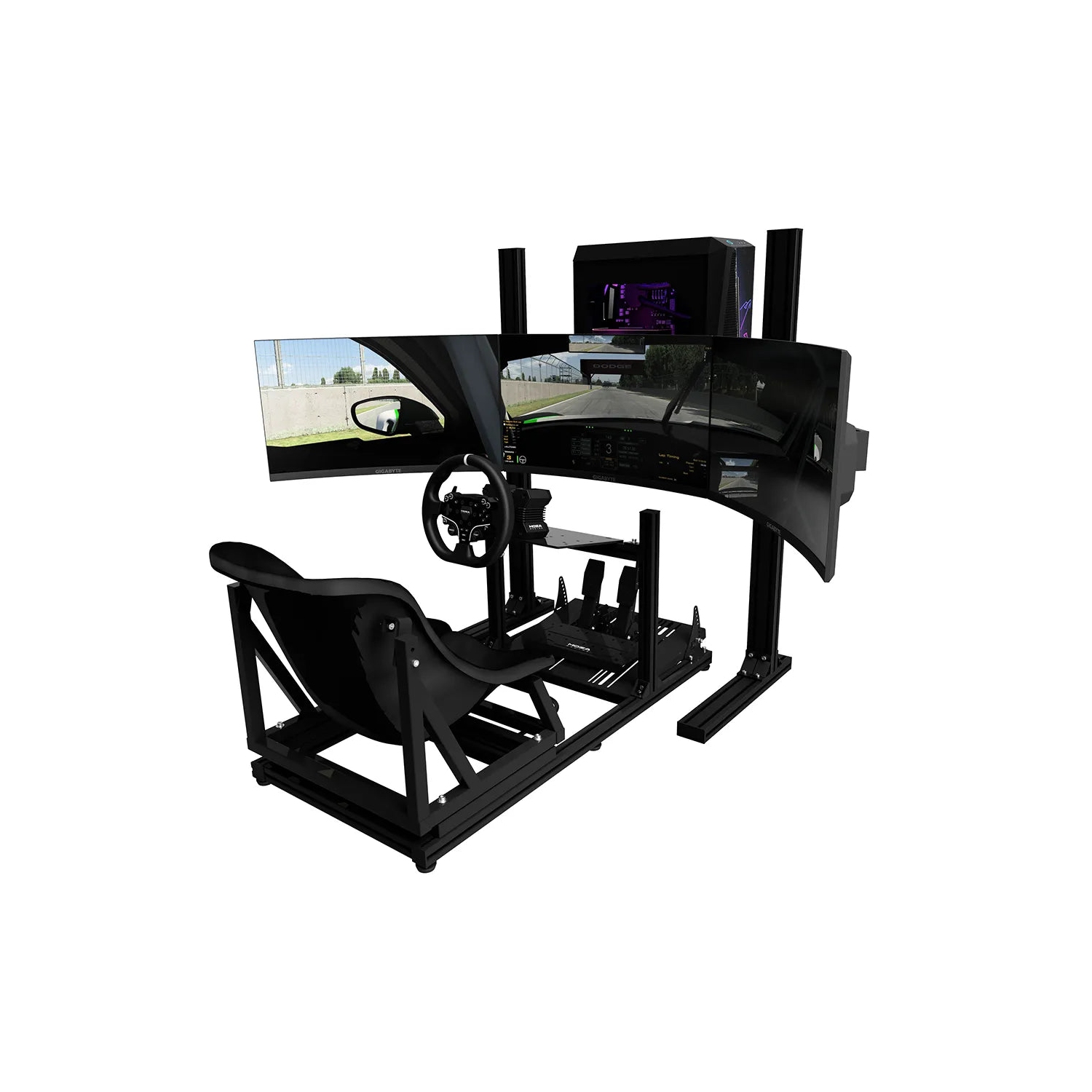 Sigma Sim Rig 6 Sigma Sim Racing Kids Karting Rig Turnkey - 6s Karting Rig, MOZA R5 ...
