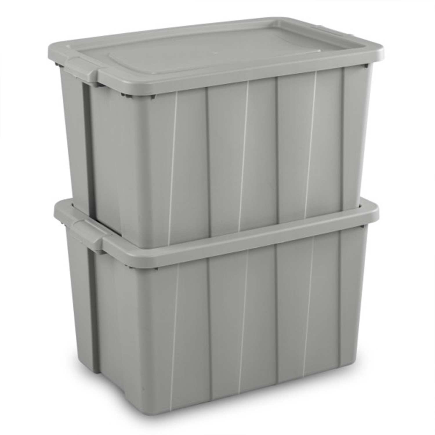 Sterilite Tuff1 30 Gallon Plastic Storage Tote Container Bin with Lid