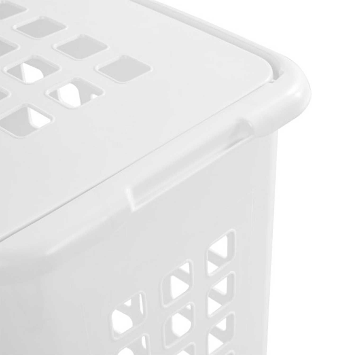 Sterilite Rectangular LiftTop Plastic Clothes Laundry Hamper Bin w/ Lid