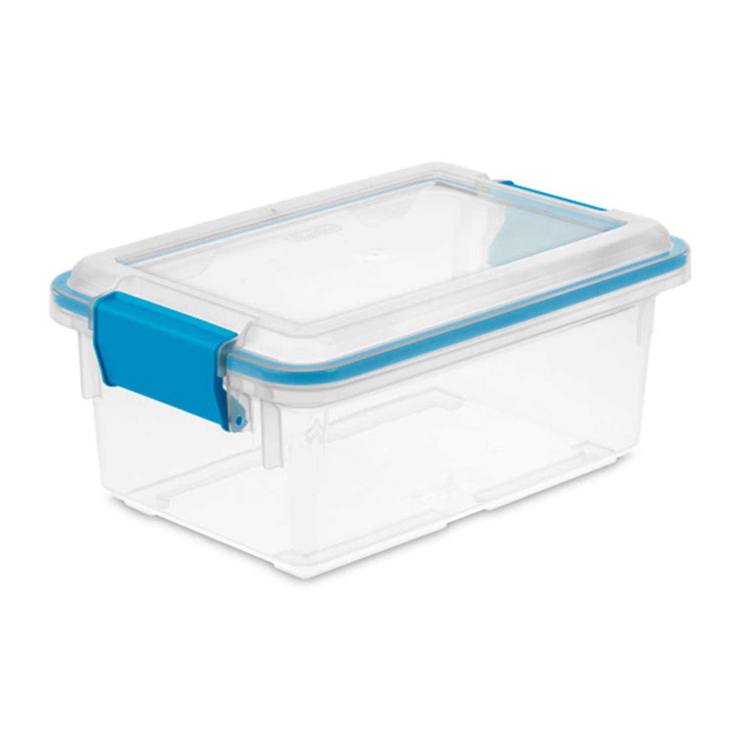 Sterilite 7.5 Quart Clear Plastic Home Storage Box with Latching Lids,