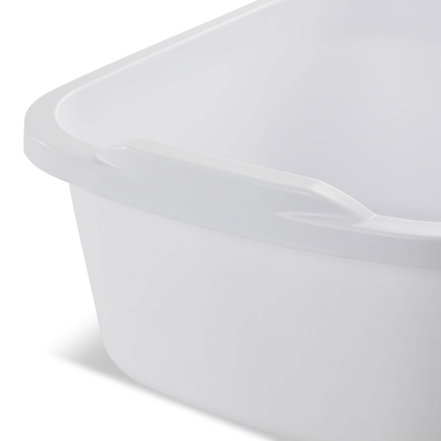 Sterilite Durable Reinforced Plastic 12 Quart Kitchen Dishpan, White