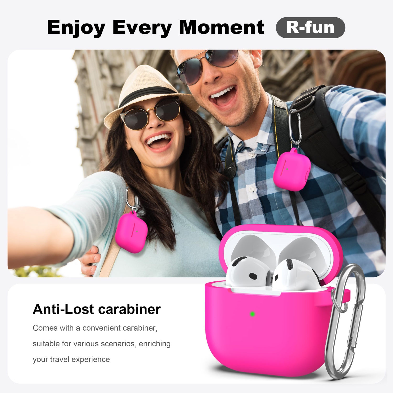 for Airpods 4th Generation Case Cover with Cleaner Kit,Soft Silicone Casewith Keychain,Full Protective Case, Compatible with Apple Latest Airpods 4