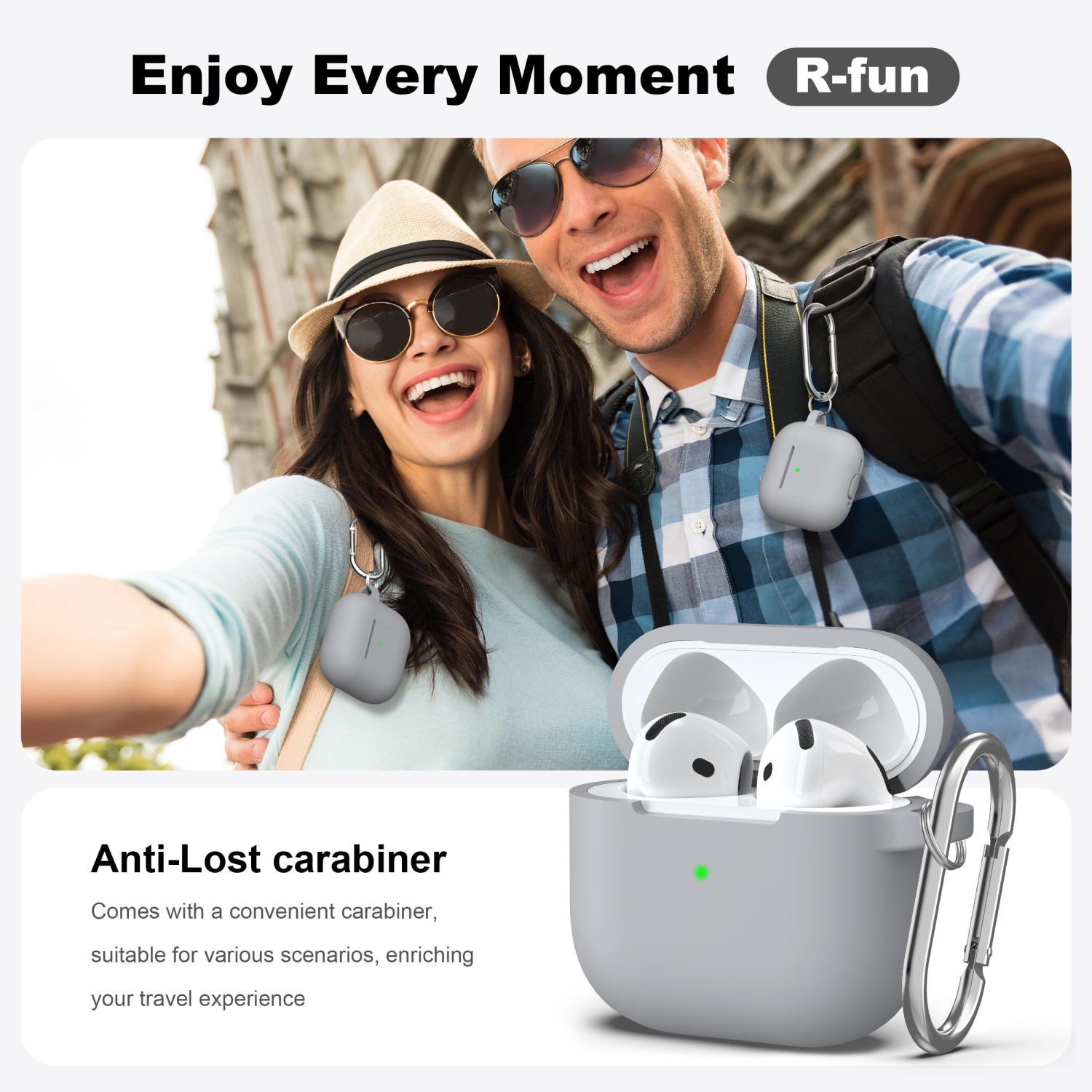 for Airpods 4th Generation Case Cover with Cleaner Kit,Soft Silicone Casewith Keychain,Full Protective Case,Compatible with Apple Latest Airpods