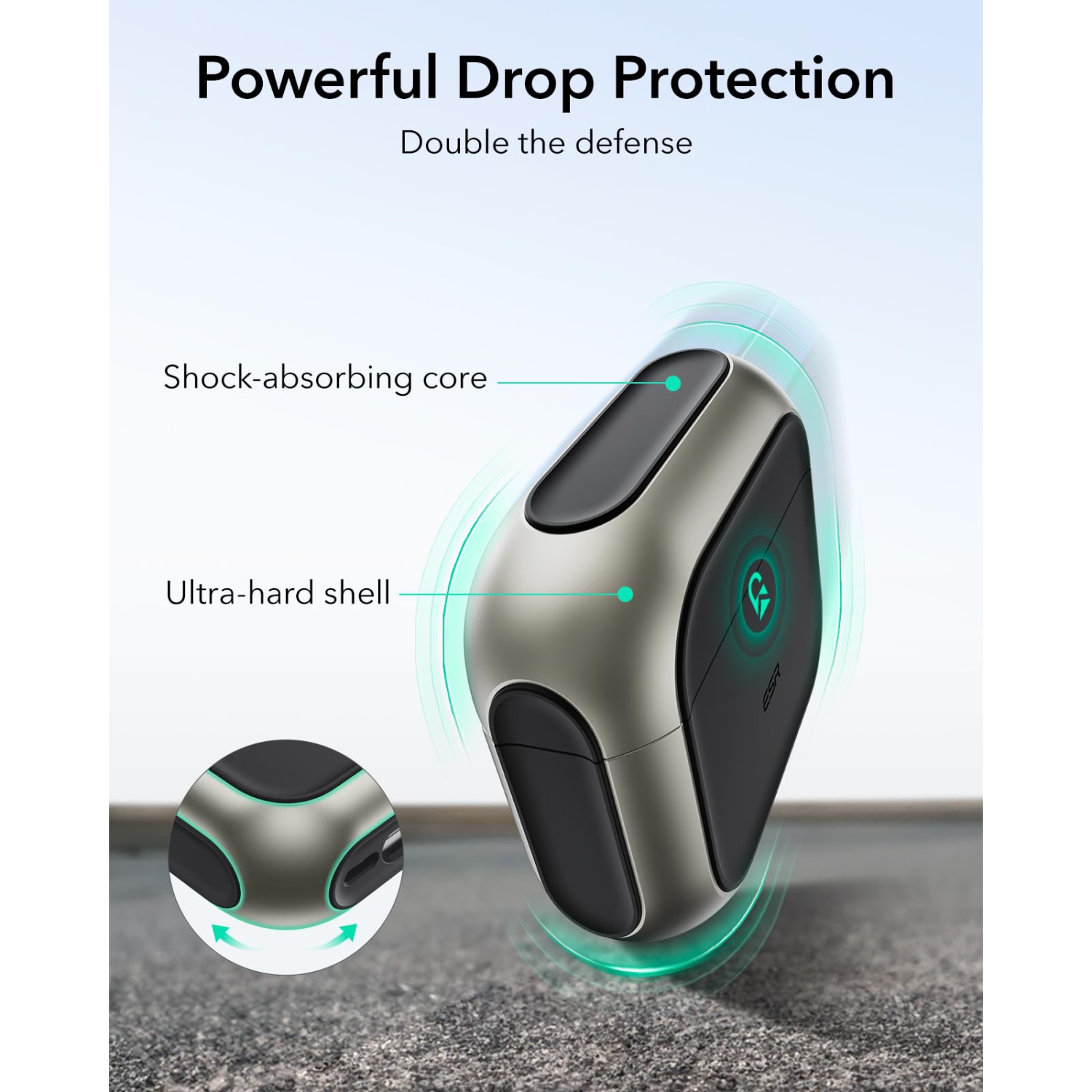 for AirPods 4 Case, Compatible with AirPods 4th Generation Case (USB-C), Compatible with MagSafe, Drop Protection Cover with Lanyard, Magnetic Lid