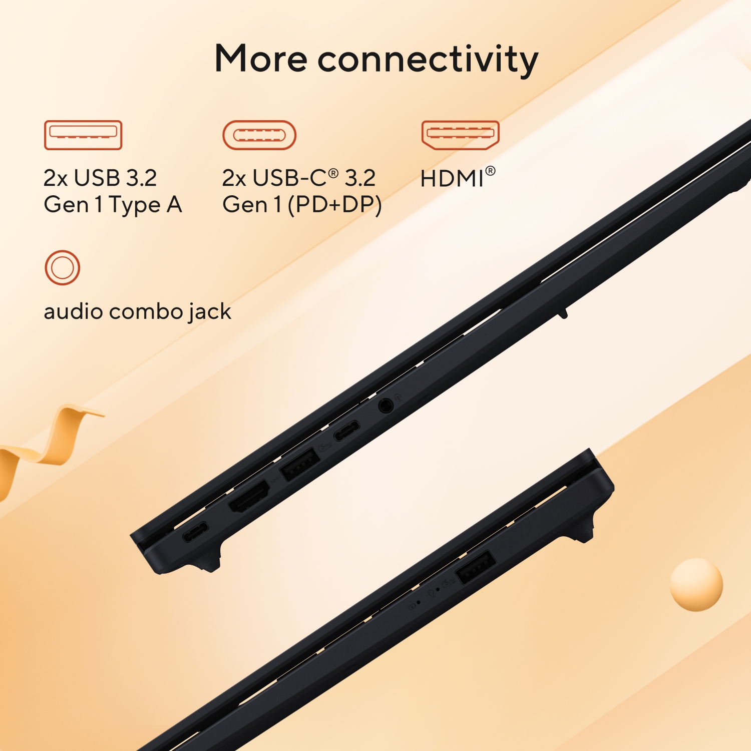 Portable mince et léger Vivobook 16 d'ASUS; Copilot+ PC