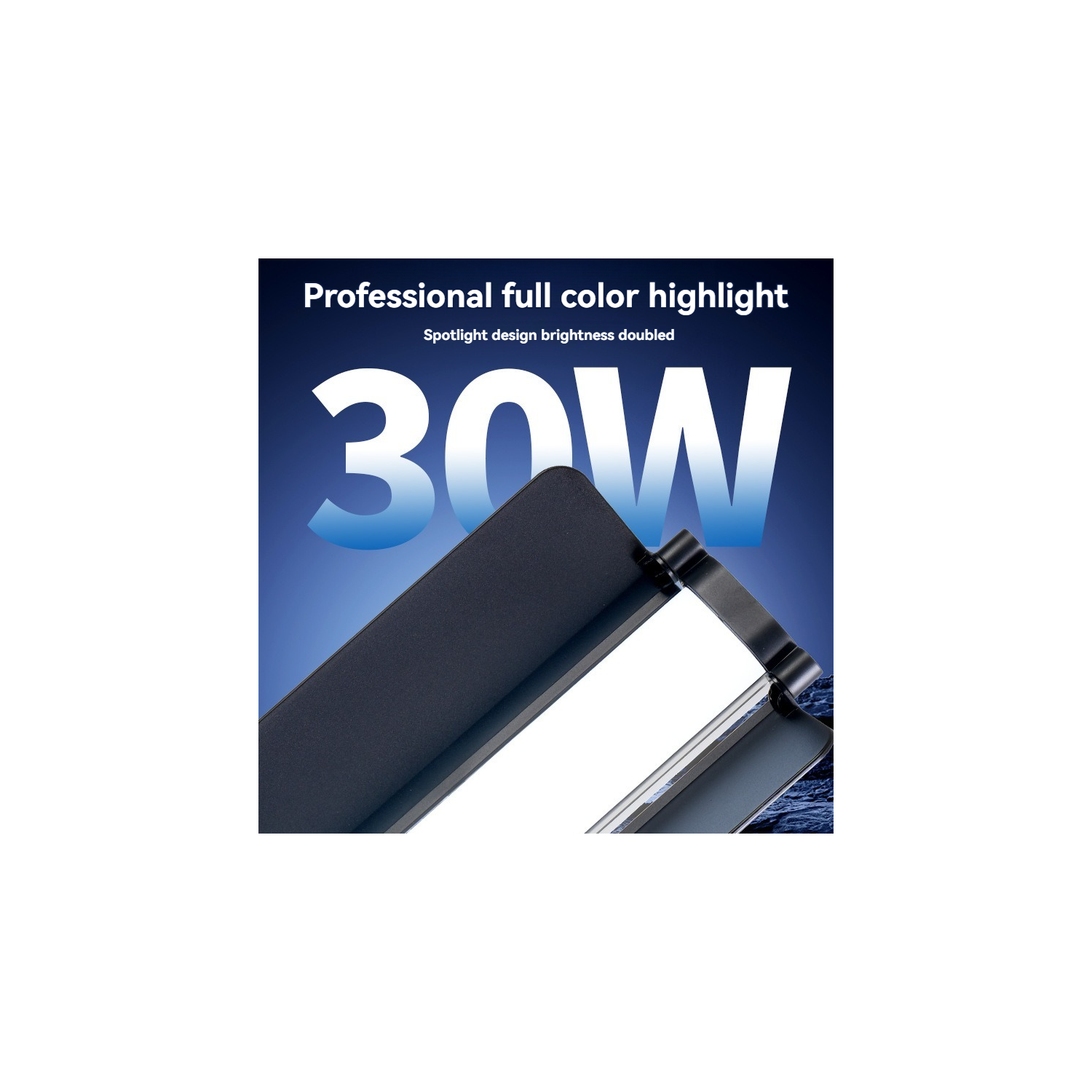 Bâton lumineux portatif pour photographie LED - 30&nbsp;W RVB couleur, batterie au lithium haute énergie intégrée, deux modes de température CCT,