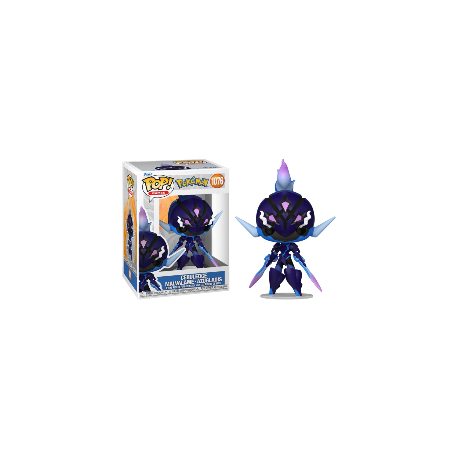 Figurine Pop! De Funko Jeux Pokémon Vinyl Figure Ceruledge #1076