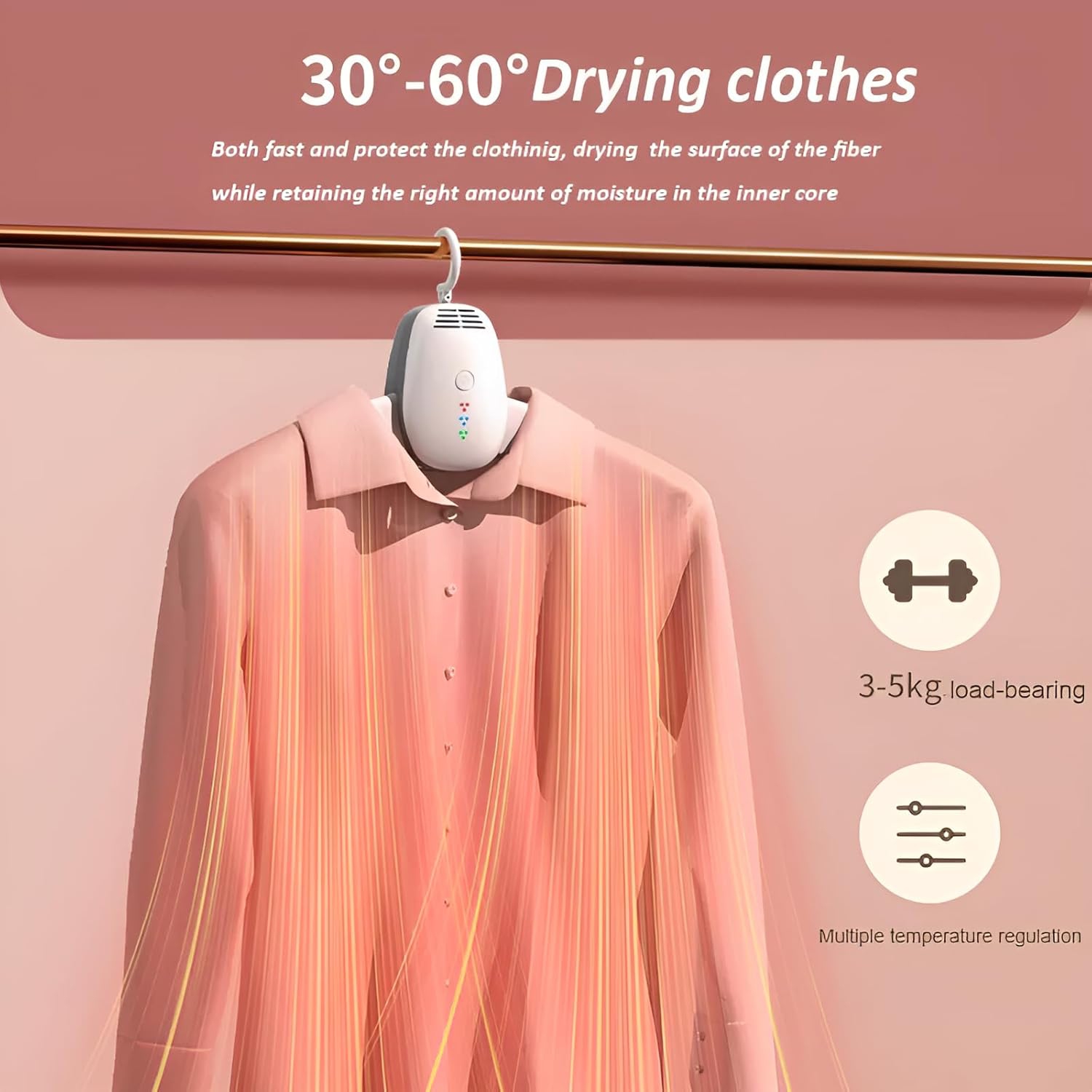 Portable Travel Clothes Shoe Dryer Hanger for Laundry,Work Boots Heated Electric Mini Air Dryers Machine for Laundry