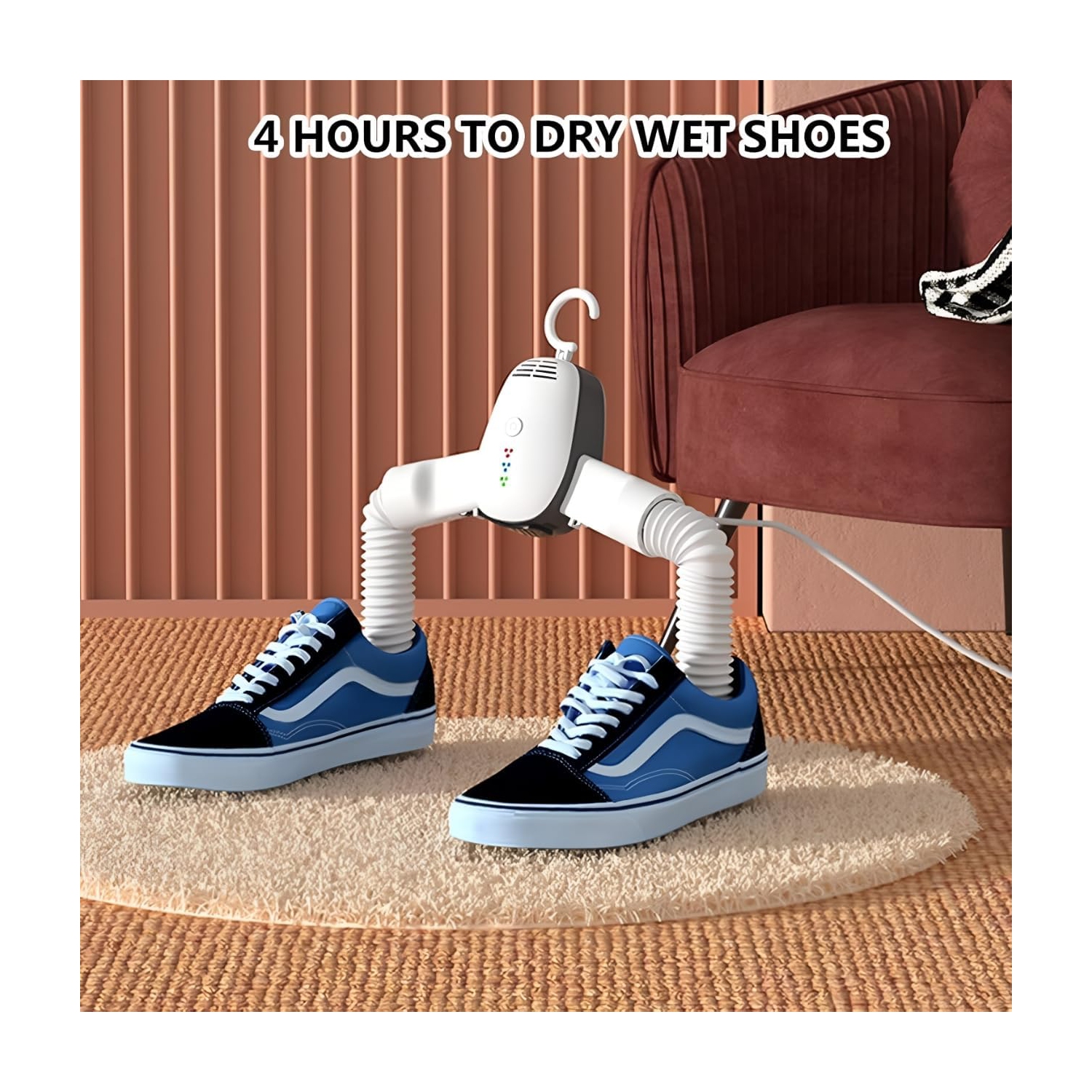 Portable Travel Clothes Shoe Dryer Hanger for Laundry,Work Boots Heated Electric Mini Air Dryers Machine for Laundry