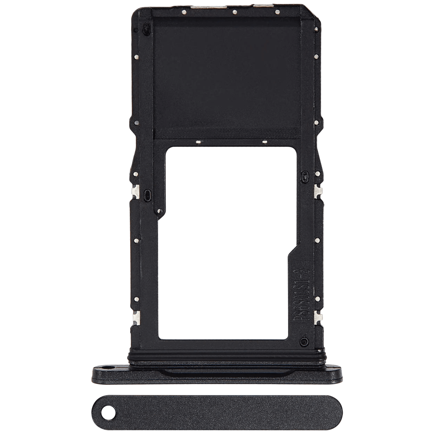 Plateau de carte SIM microSD de remplacement compatible avec Samsung Galaxy Tab A9 Plus (Graphite)