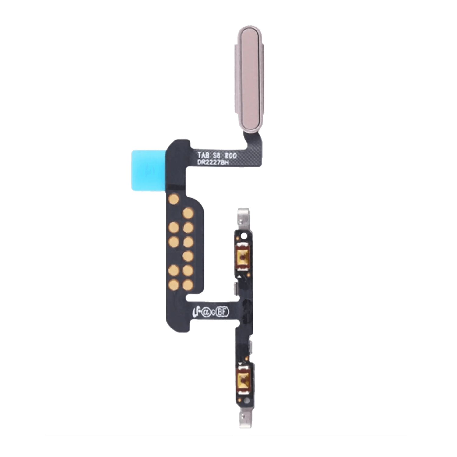 Replacement Fingerprint Sensor Cable With Flex Compatible For Samsung Galaxy Tab S8 (2022) (Pink Gold)