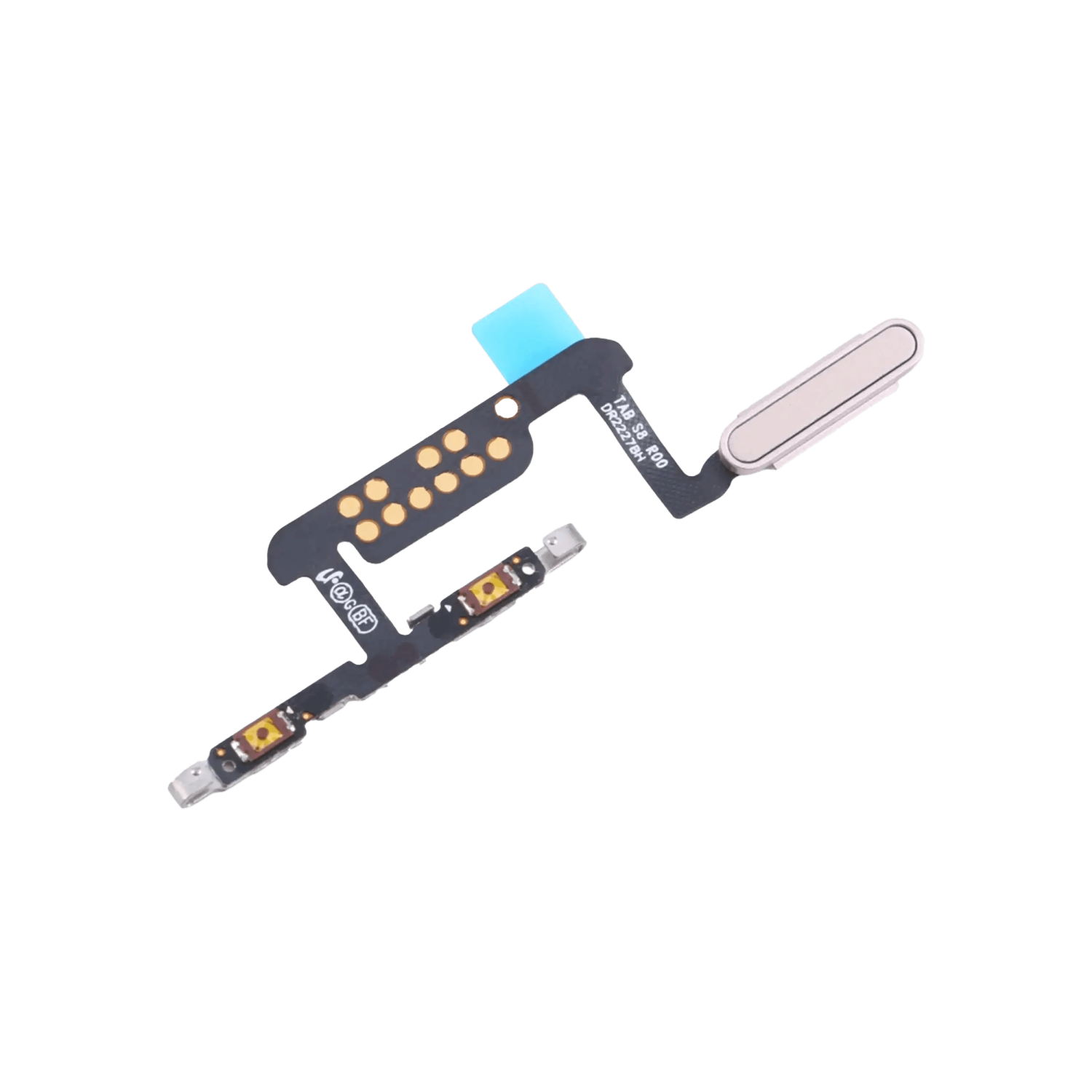 Replacement Fingerprint Sensor Cable With Flex Compatible For Samsung Galaxy Tab S8 (2022) (Pink Gold)