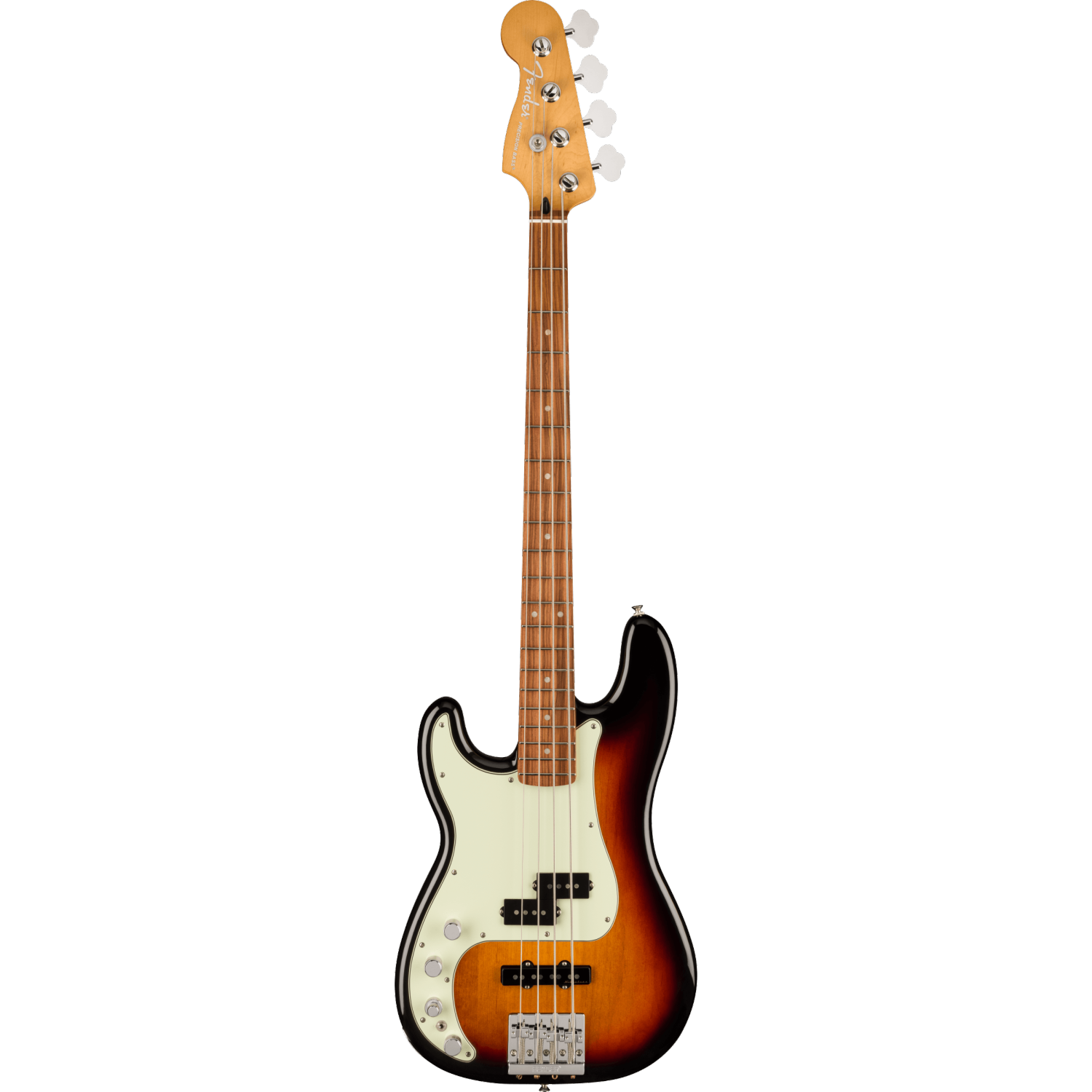 Guitare basse Player Plus Active Precision Bass MD de Fender, gaucher, touche Pau Ferro, guitare basse Sunburst 3 couleurs - Voir description.
