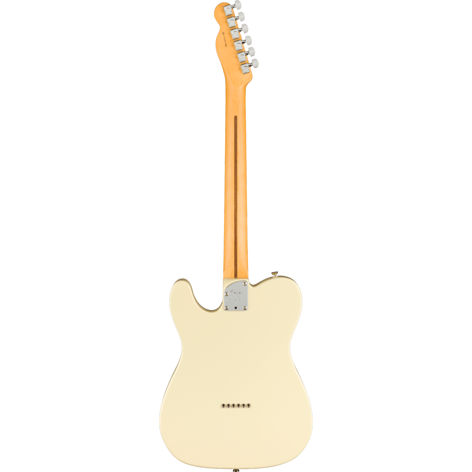 Guitare électrique American Professional II Telecaster MD, touche en palissandre, blanc olympique avec étui de Fender - Voir description.