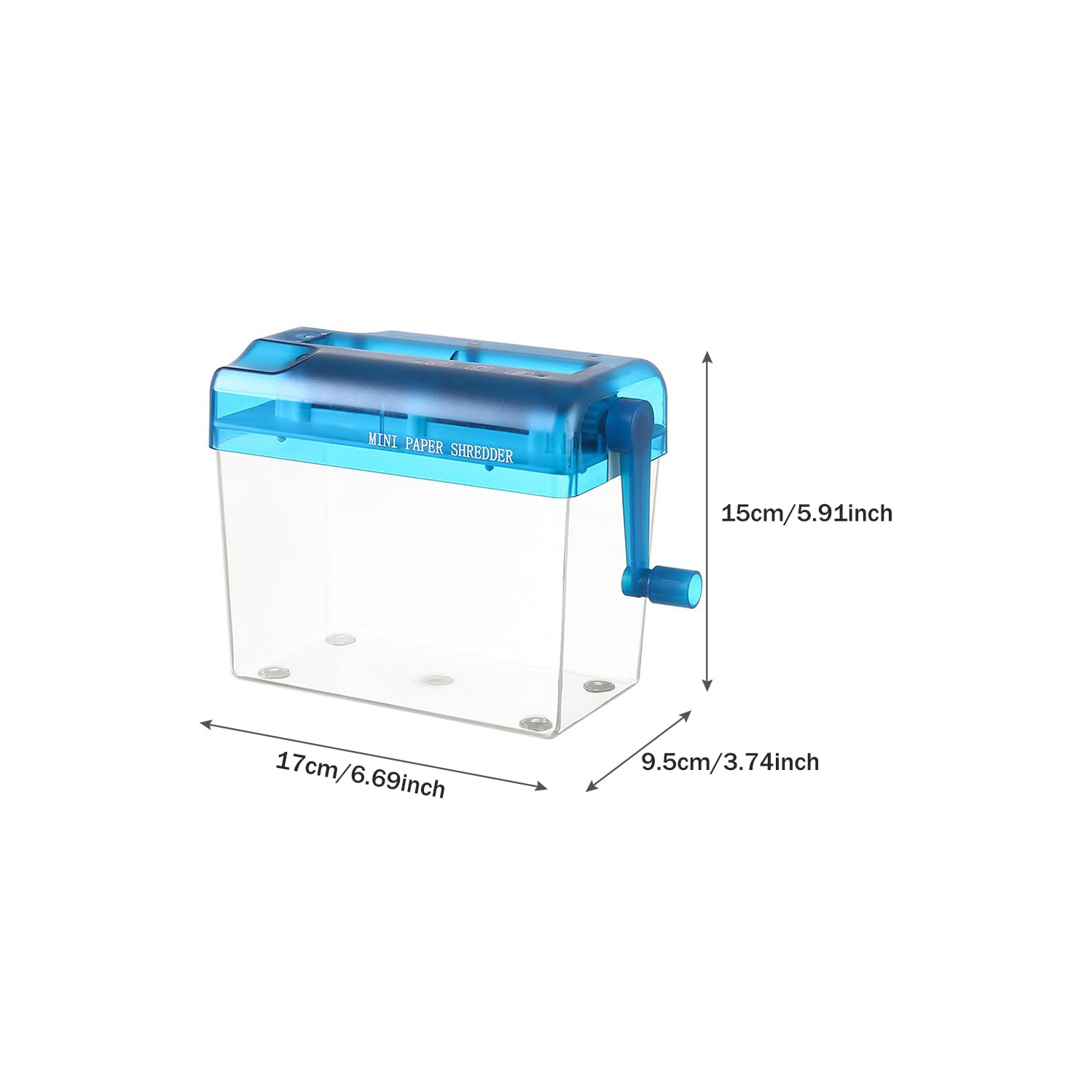 Mini-déchiqueteuse manuelle,Déchiqueteuse manuelle Déchiqueteuse pour documents Classeur pour bureau d'école,Coupe-papier à la main pour