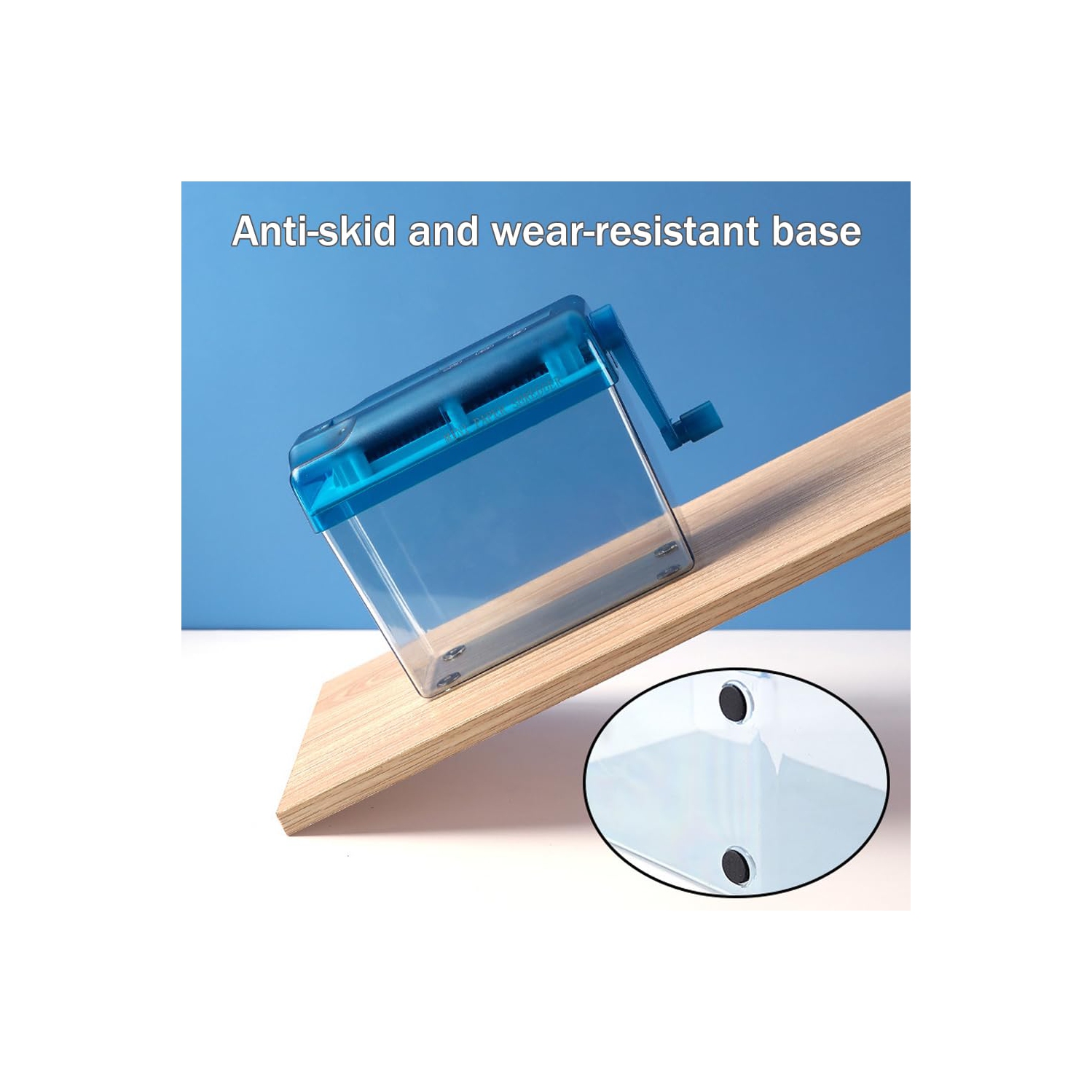 Mini Hand Shredder,Portable Paper Shredder Manual Shredder Document File Straight Cutting Machine for School Office,Hand Paper Cutter for