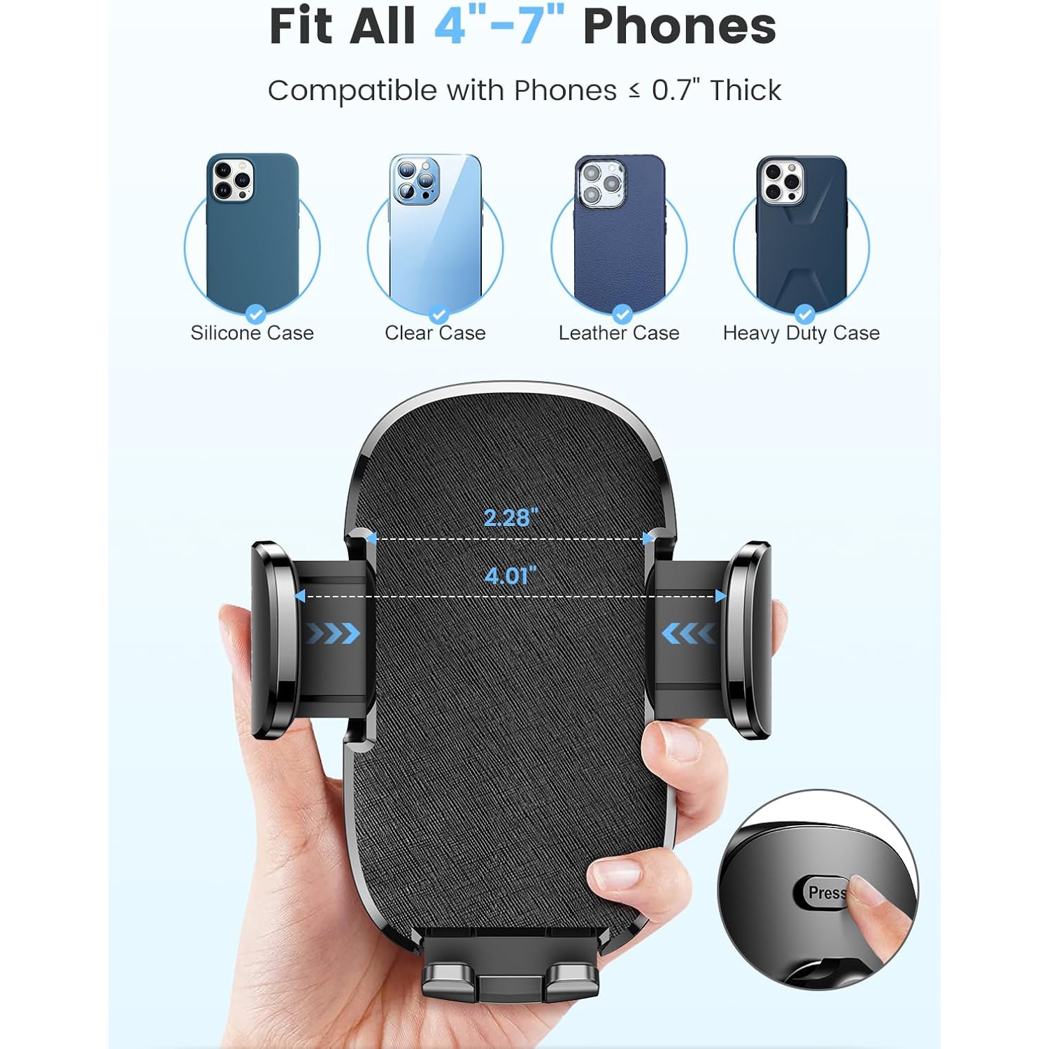 Z Car Phone Holder, Dual 360° Rotate Gooseneck Cup Holder Phone Mount for Car, Flexible Cell Phone Holder Car Compatible with iPhone 16 Pro