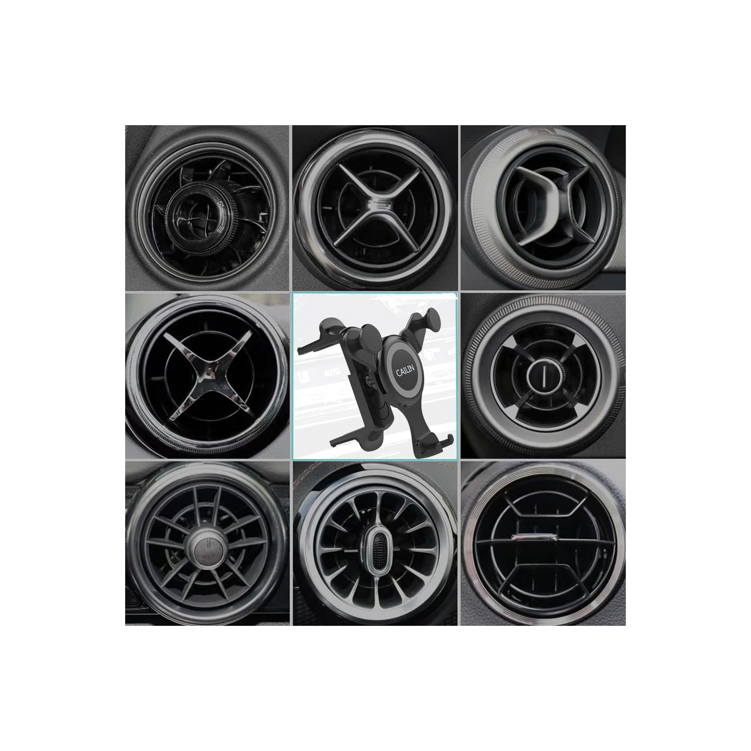 Car Phone Holder Mount Compatible with Mercedes Benz C-Class, E-Class,S-Class,B-Class,A-Class, GLC/GLE/GLS/GLB/GLA-Class 2016-2024 & Mini Cooper,