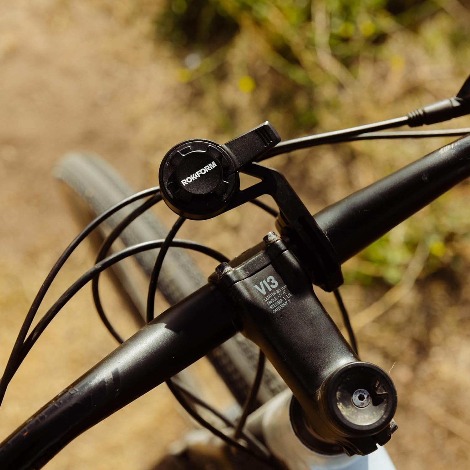 R - Over The Top Bike Phone Mount, Fits 4 Sizes of Bars 22.2-35mm, Bicycle Handlebar Mount Designed Twist Lock iPhone, Galaxy, Pixel Cases or