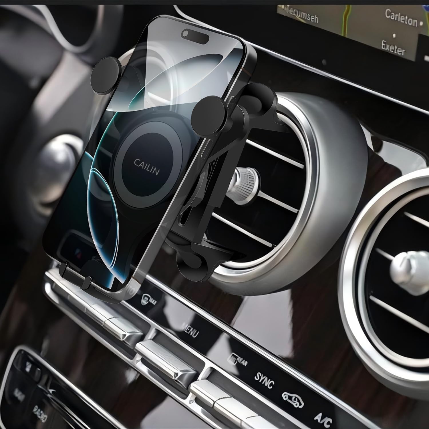 Car Phone Holder Mount Compatible with Mercedes Benz C-Class, E-Class,S-Class,B-Class,A-Class, GLC/GLE/GLS/GLB/GLA/GLK-Class 2016-2023 & Mini Cooper,