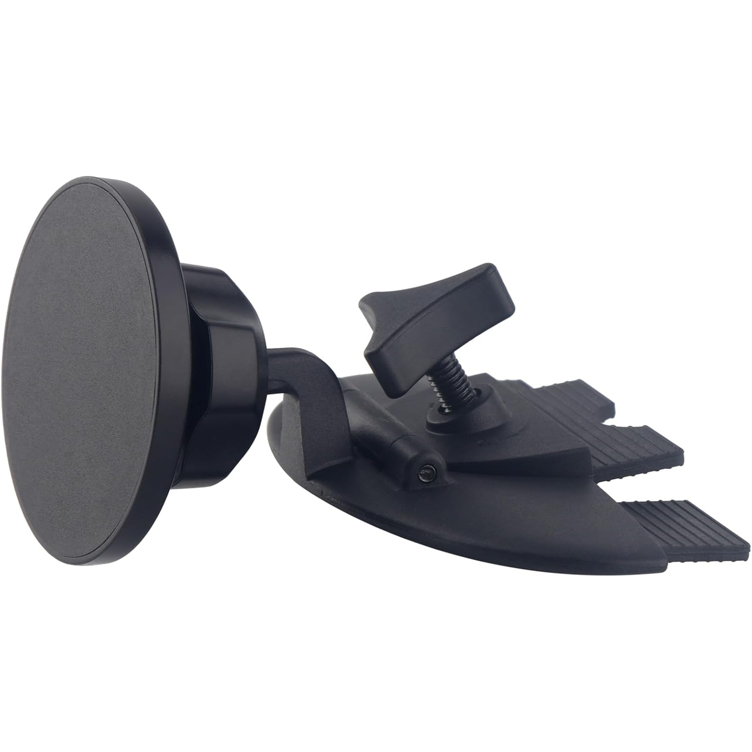 R Magnetic CD Slot Phone Holder for Car, with Magnetic Metal Adapter Compatible with Magsafe iPhones, Non-magsafe Phones