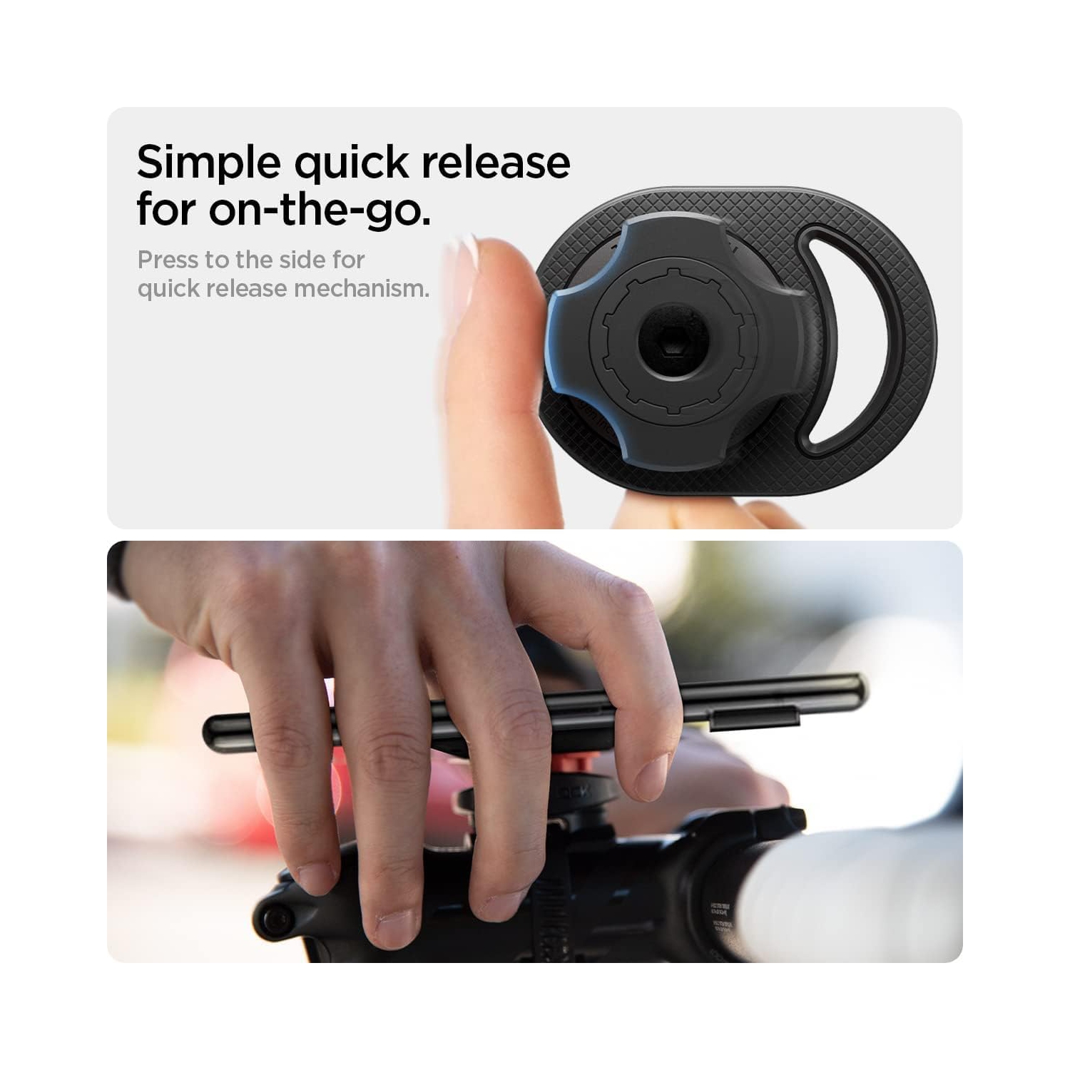 S Life Gearlock Stem Bike Mount with Aerodynamic Design and Simple, Secure Mount Solution with one-Handed use for The Best Cycling Performance and