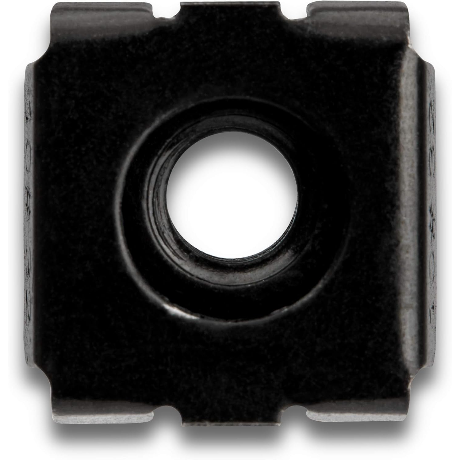 .com 10-32 Cage Nuts - 50 Pack - Rack Mount Clip Nuts - for Square Hole Server Rack - Black