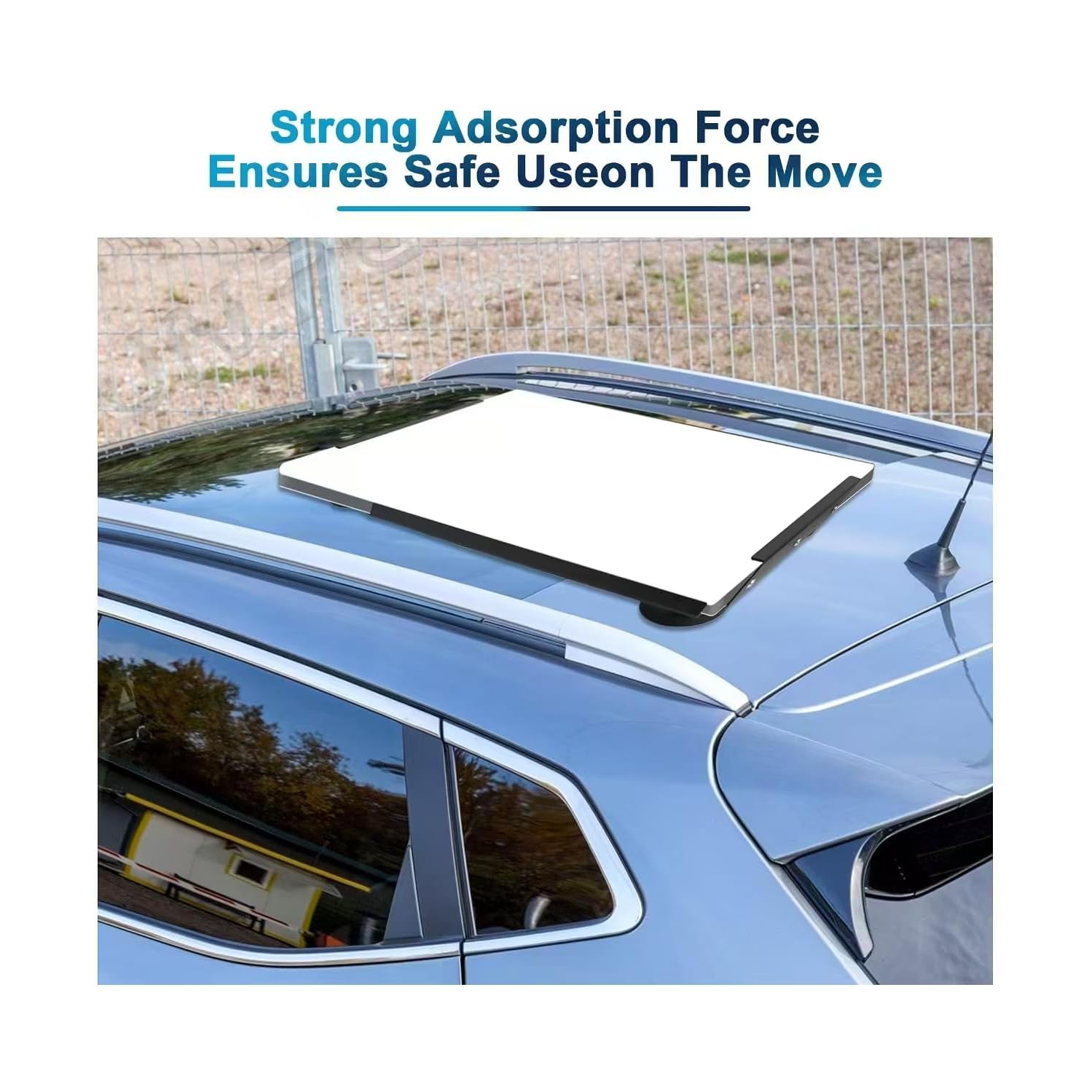 N Starlink Gen 3 Flat Roof Mount Kit, Starlink Standard Dish Magnetic Quick Release Roof Mount Kit for RV, Vans, Boat, Truck(Black)