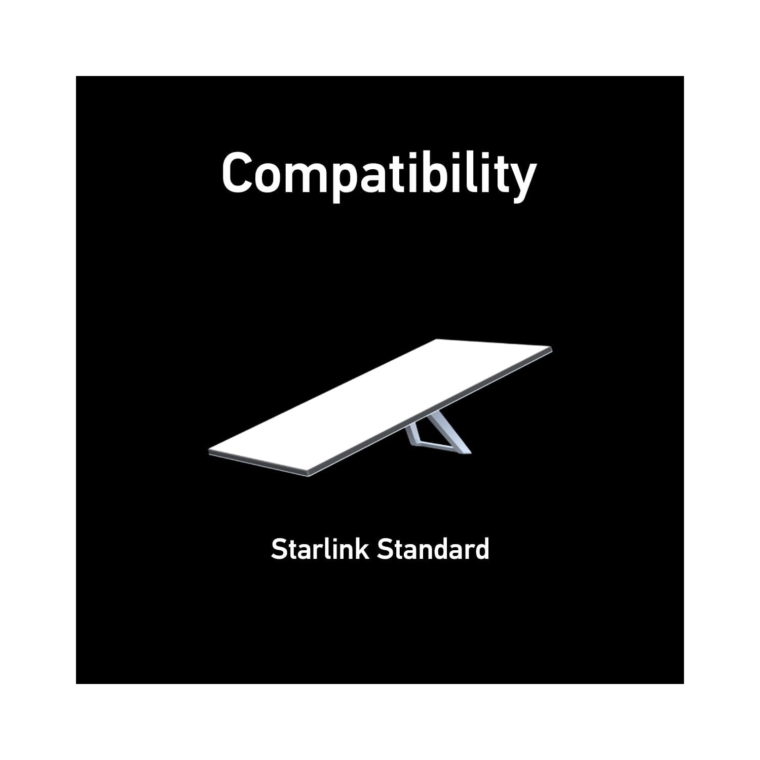 N Starlink Gen 3 Flat Roof Mount Kit, Starlink Standard Dish Magnetic Quick Release Roof Mount Kit for RV, Vans, Boat, Truck(Black)