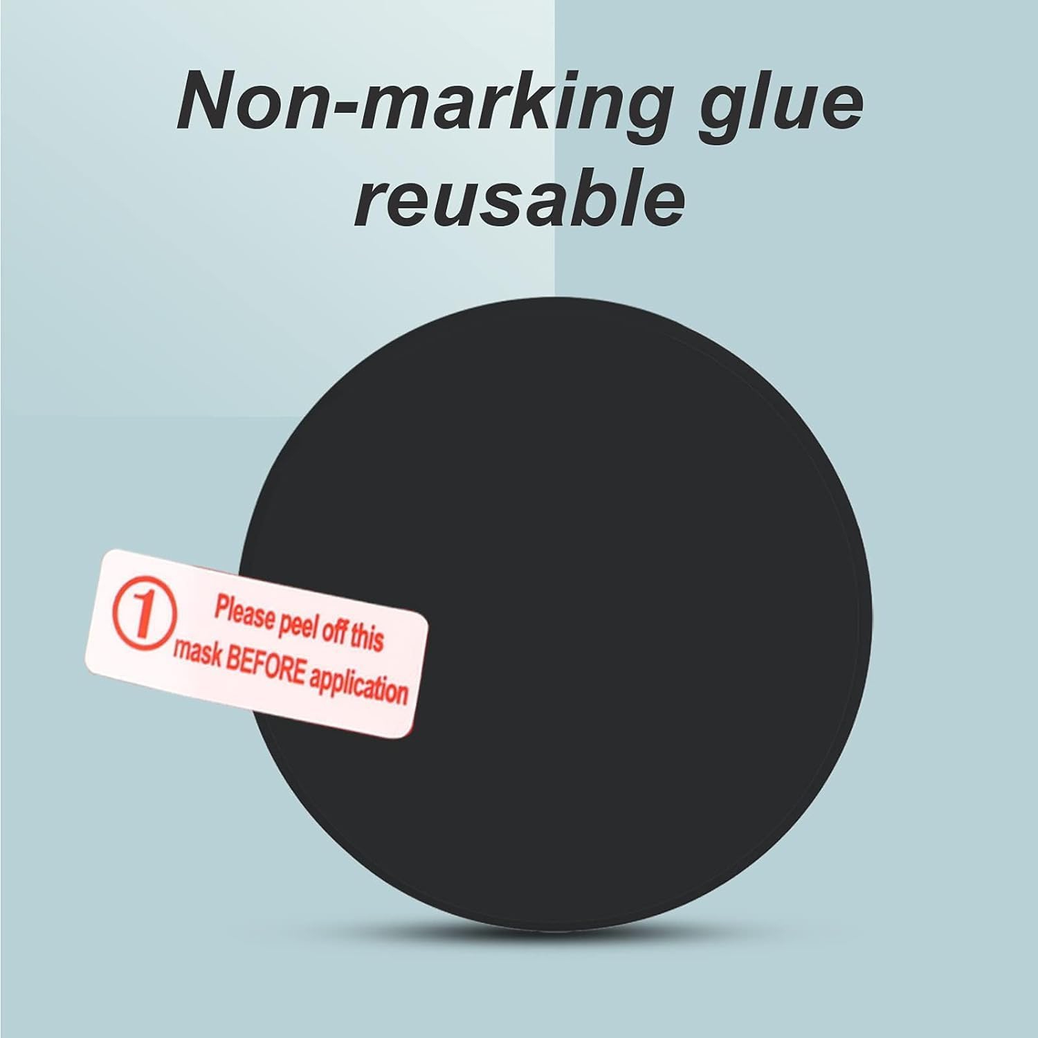 T 2-Pack Case for Apple Airtag Holder Cover Airtag Sticker Stick on Adhesive Mount Silicone for Tv Remote Car Phone